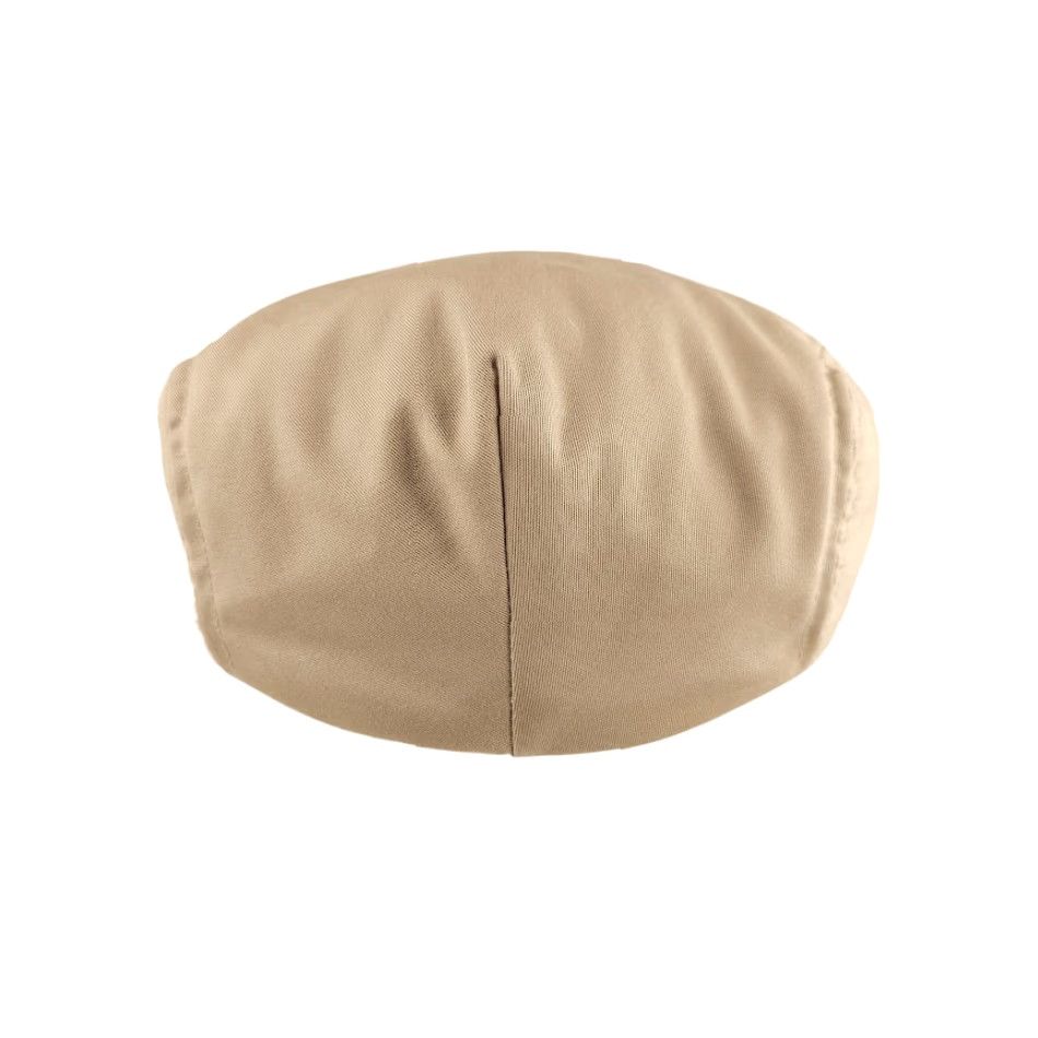 Vintage VINTAGE The Cap Flat Cap Mens One Size Beige 90s Ivy Hat Plaid Lining Size ONE SIZE - 4 Thumbnail