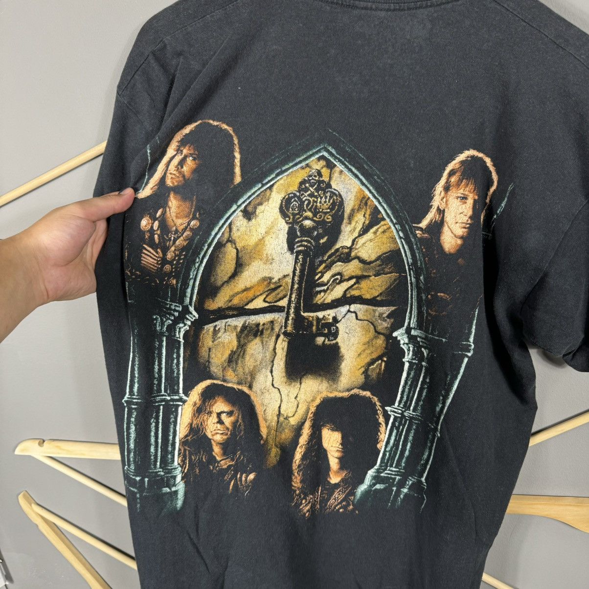 Band Tees × Vintage RUNNING WILD 1993 Pile of Skulls Vintage Band T-Shirt Size US XL / EU 56 / 4 - 10 Thumbnail