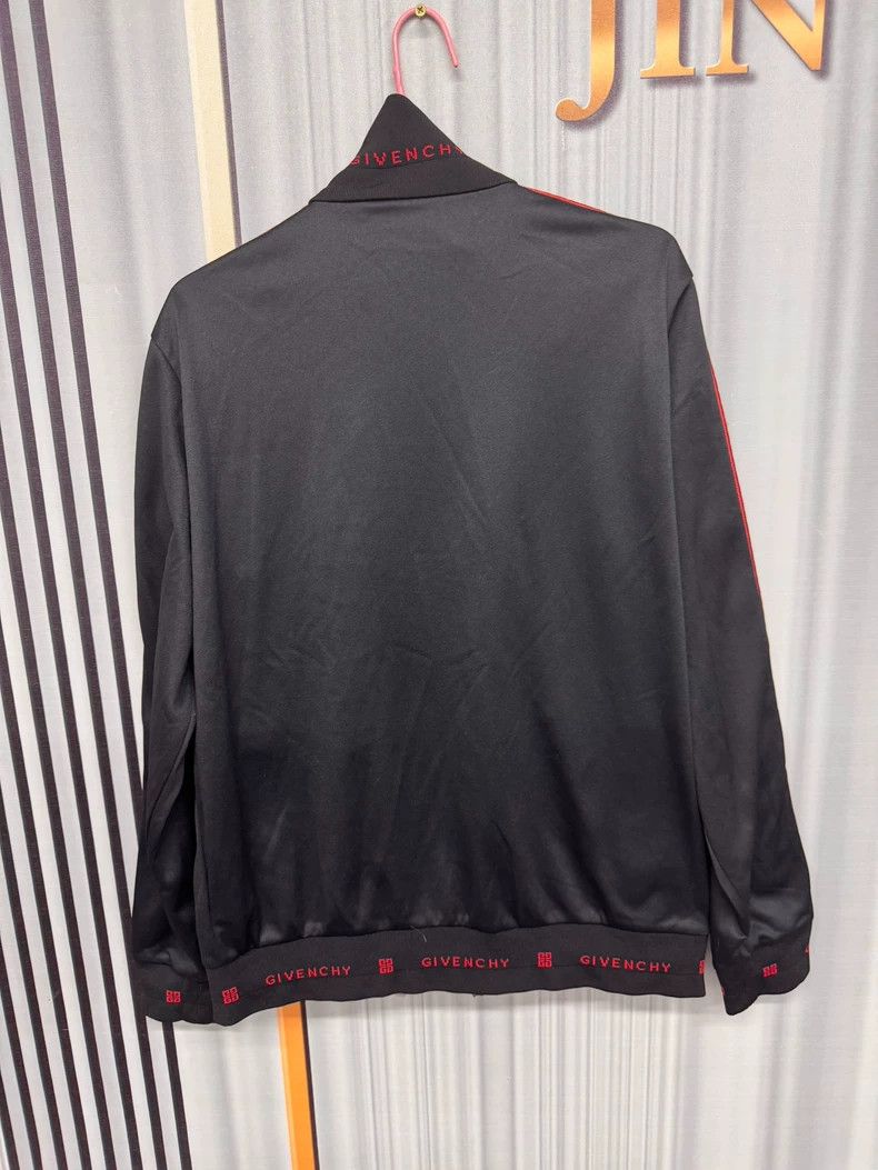 Givenchy Givenchy Black logo jacket outerwear, manufacturing cost 9 Size US M / EU 48-50 / 2 - 2 Thumbnail