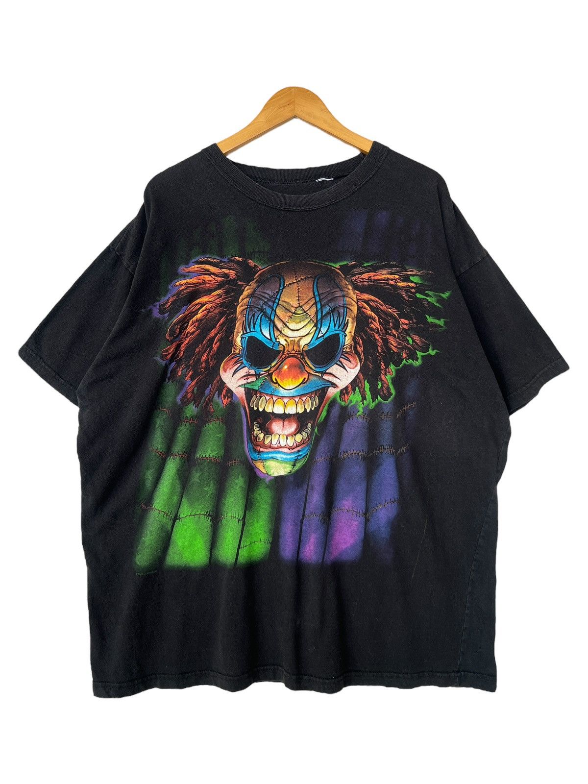 Liquid Blue Vintage Y2k Liquid Blue Joker Mosquito Head Baggy Tee Size US XXL / EU 58 / 5 - 1 Thumbnail