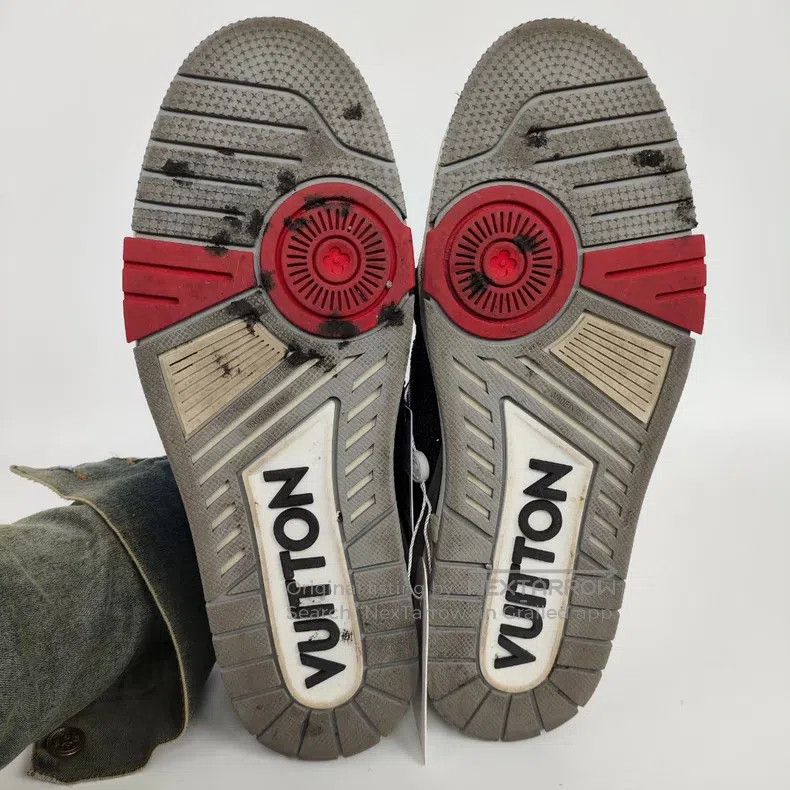 Louis Vuitton Louis Vuitton Full diamond black cement rhinestone casual Size US 9 / EU 42 - 4 Thumbnail