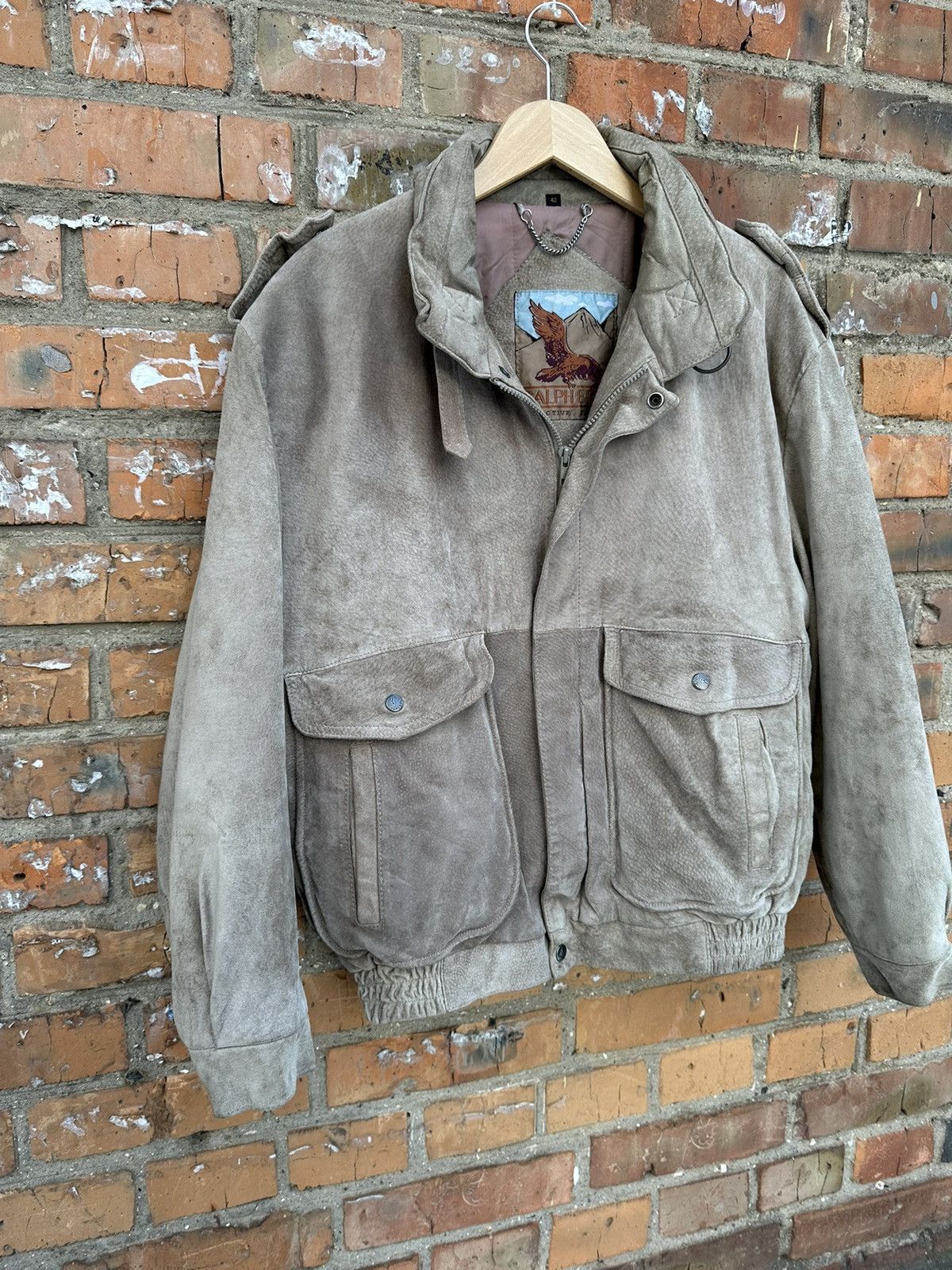 Japanese Brand Ralph Eton Suede Leather Jacket made in Korea Size US M / EU 48-50 / 2 - 4 Thumbnail