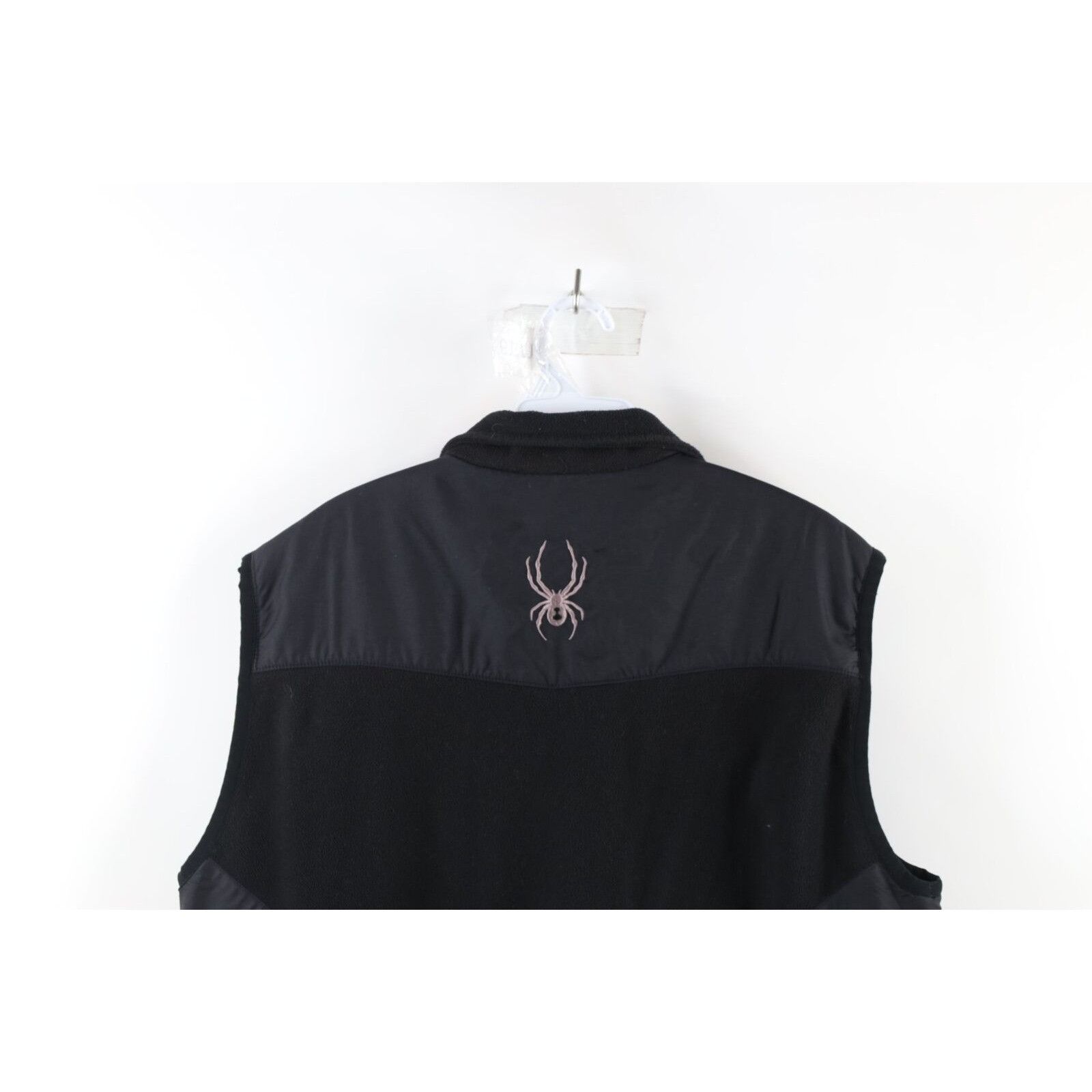 Spyder × Vintage Vintage 90s Spyder Distressed Spell Out Fleece Vest Jacket Size US M / EU 48-50 / 2 - 11 Thumbnail