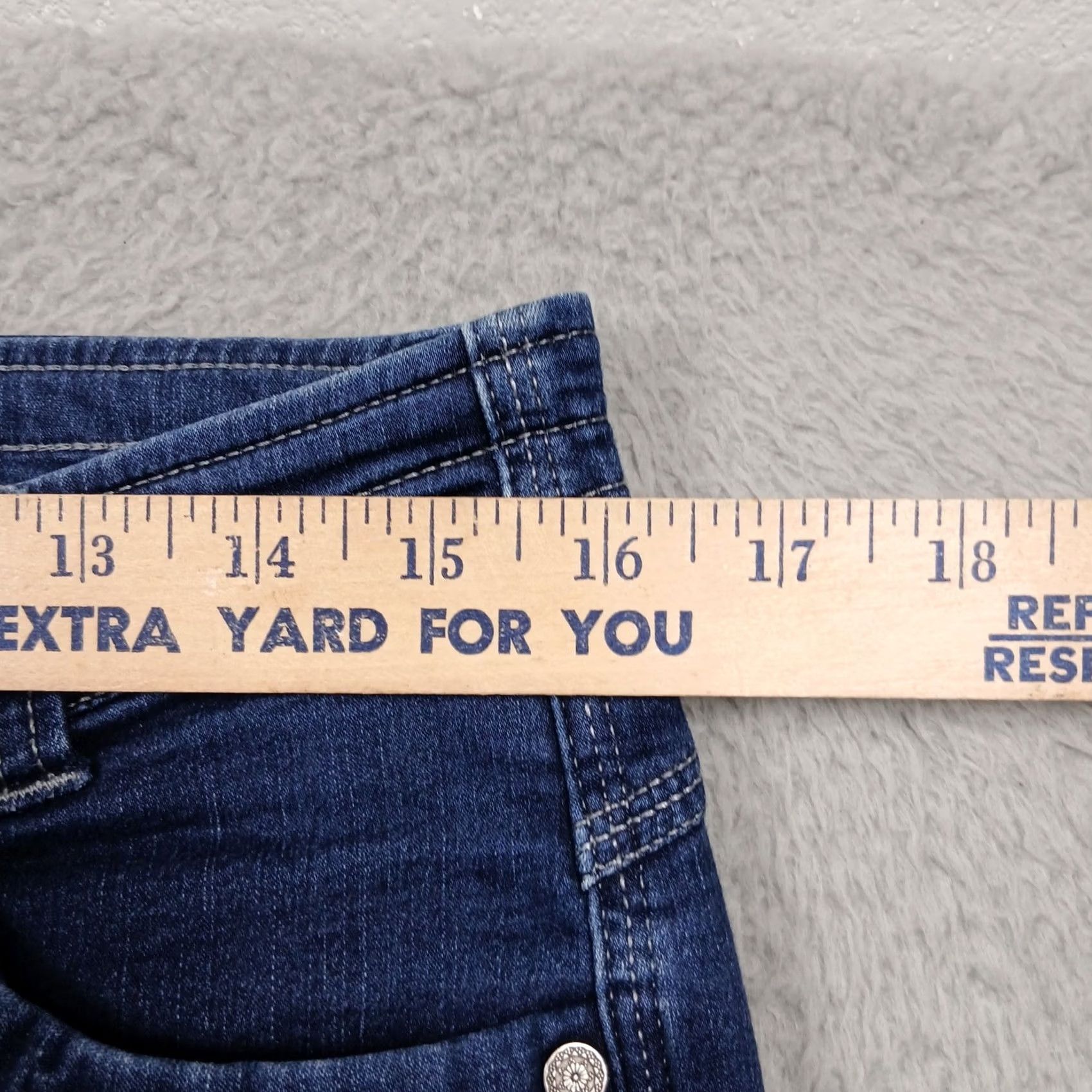 Vintage KÜHL Jeans Women's 8 Regular Dark Wash Stretch Denim Bootcut Outdoor Size 30" / US 8 / IT 44 - 6 Thumbnail