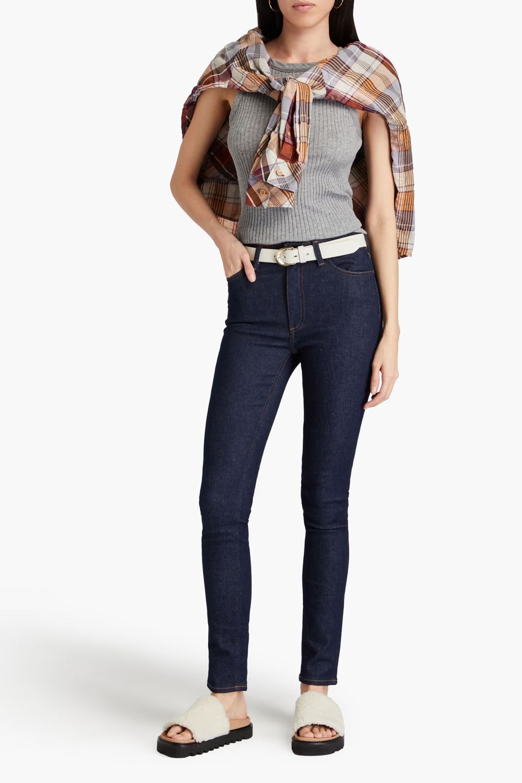 Acne Studios o1y0725 Denim Pant in Midnight Blue Size 24" / US 00 / IT 34 - 2 Thumbnail