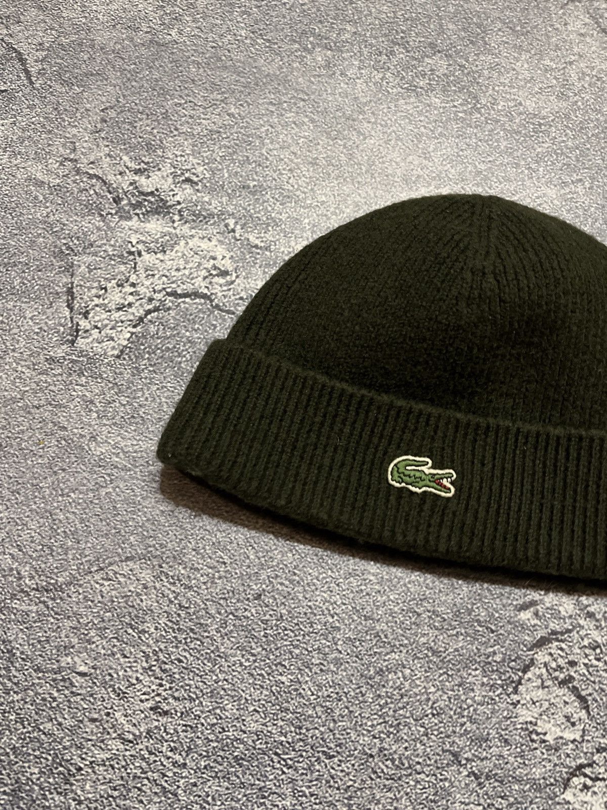 Lacoste Lacoste Logo Wool Beanie Hat Size ONE SIZE - 2 Thumbnail