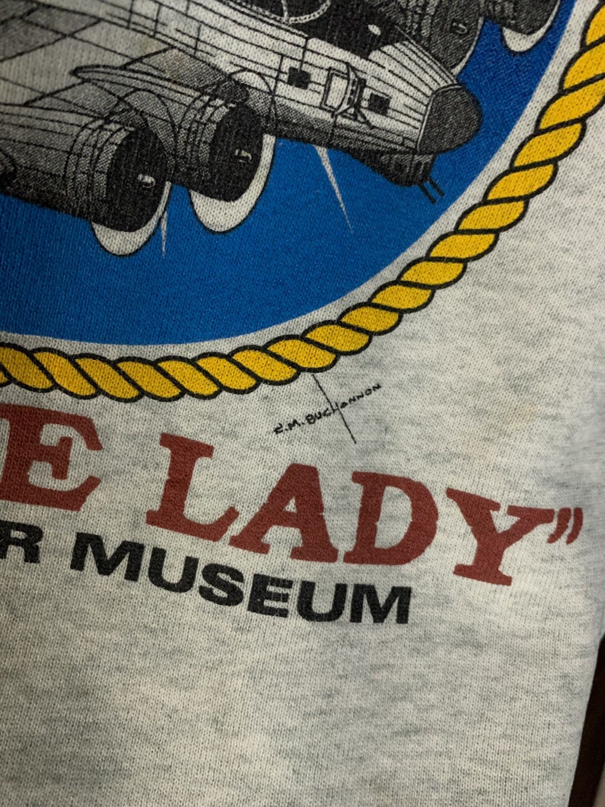 Vintage VINTAGE 90s YANKEE LADY AIR MUSEUM Size US M / EU 48-50 / 2 - 6 Thumbnail