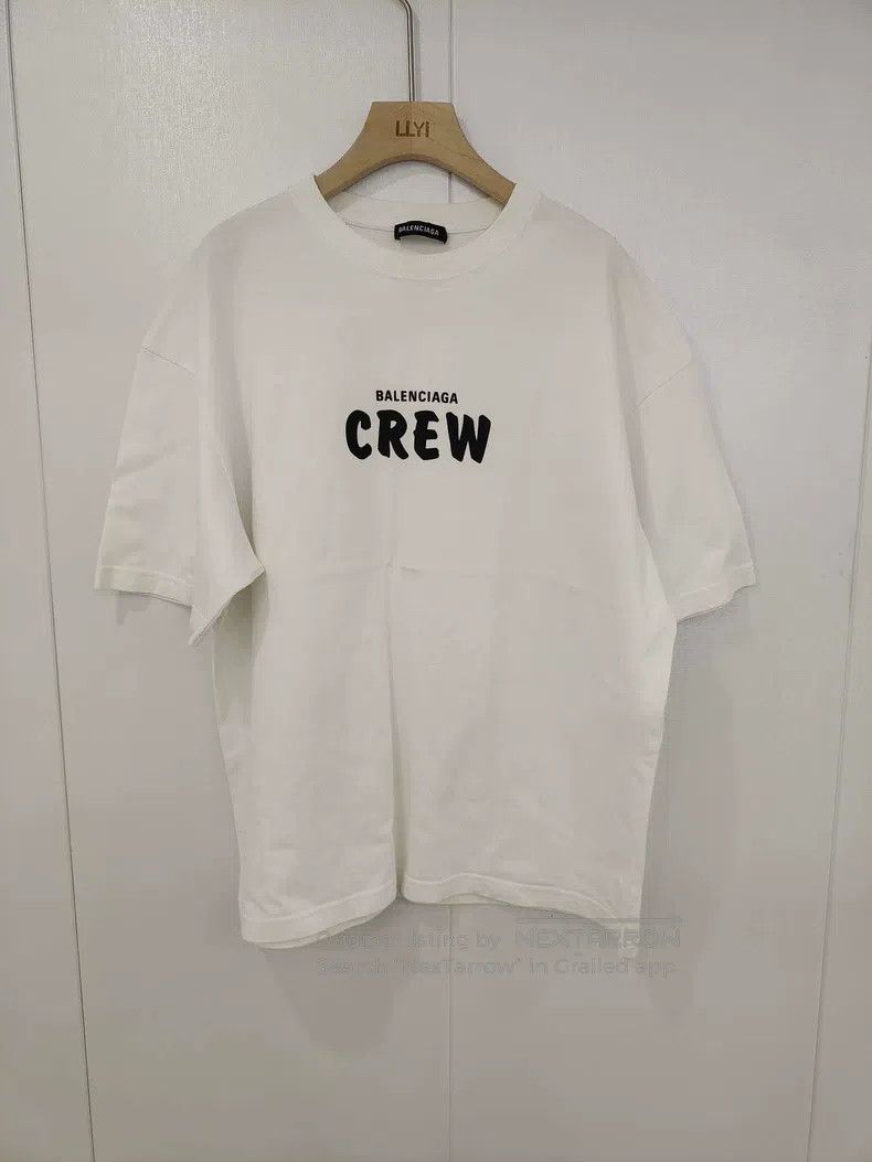 Balenciaga Balenciaga Alphabet Printed Crewneck Short Sleeve Size US M / EU 48-50 / 2 - 1 Thumbnail