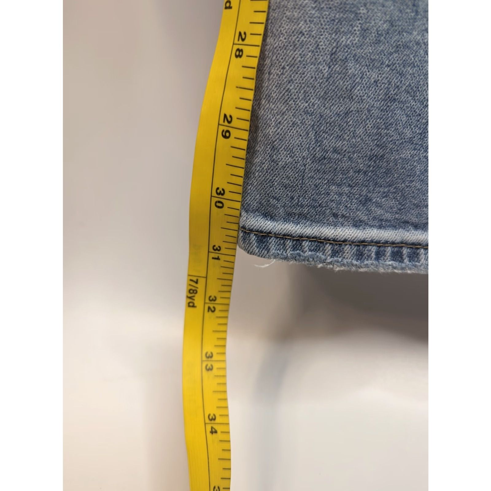 Lucky Brand Lucky Brand Jeans Women 10 Straight Blue Cotton Blend Medium Wash 31in Inseam 32in Waist 30in 7WD10581 Size 32" / US 10 / IT 46 - 5 Thumbnail