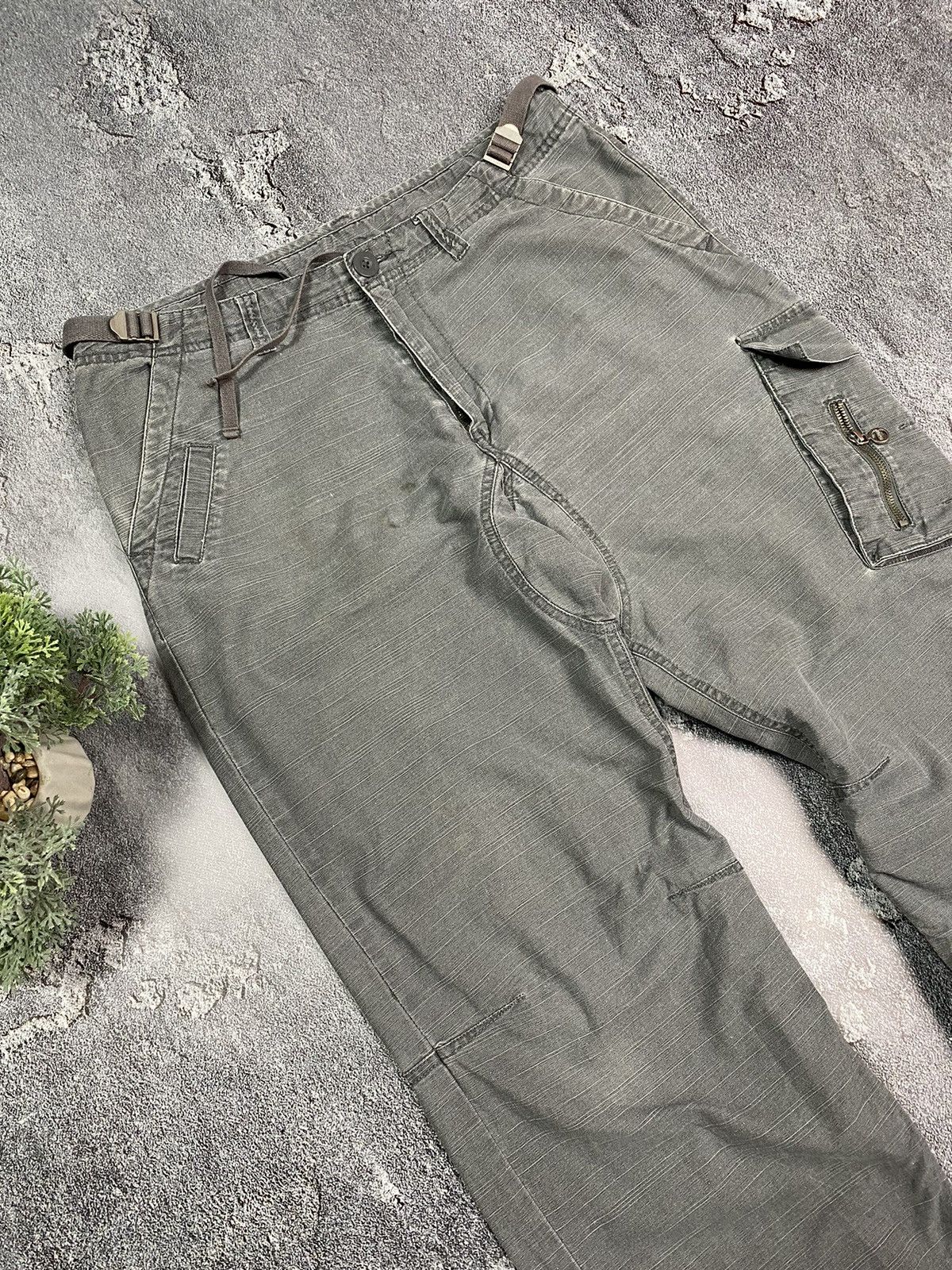 Kangol × Vintage Kangol cargo pants vintage y2k style grey men Size US 32 / EU 48 - 2 Thumbnail