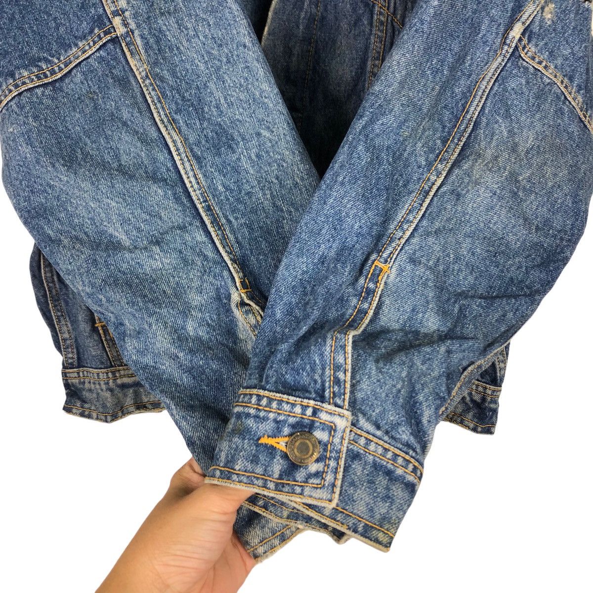 Japanese Brand 🔥Vtg Trucker Denim Jacket Worker Wear Basic Union Made Size US M / EU 48-50 / 2 - 14 Thumbnail