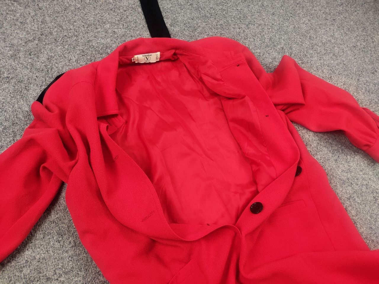 Valentino Vintage 80's Valentino miss V Red shirt dress long sleeves Size M / US 6-8 / IT 42-44 - 11 Thumbnail