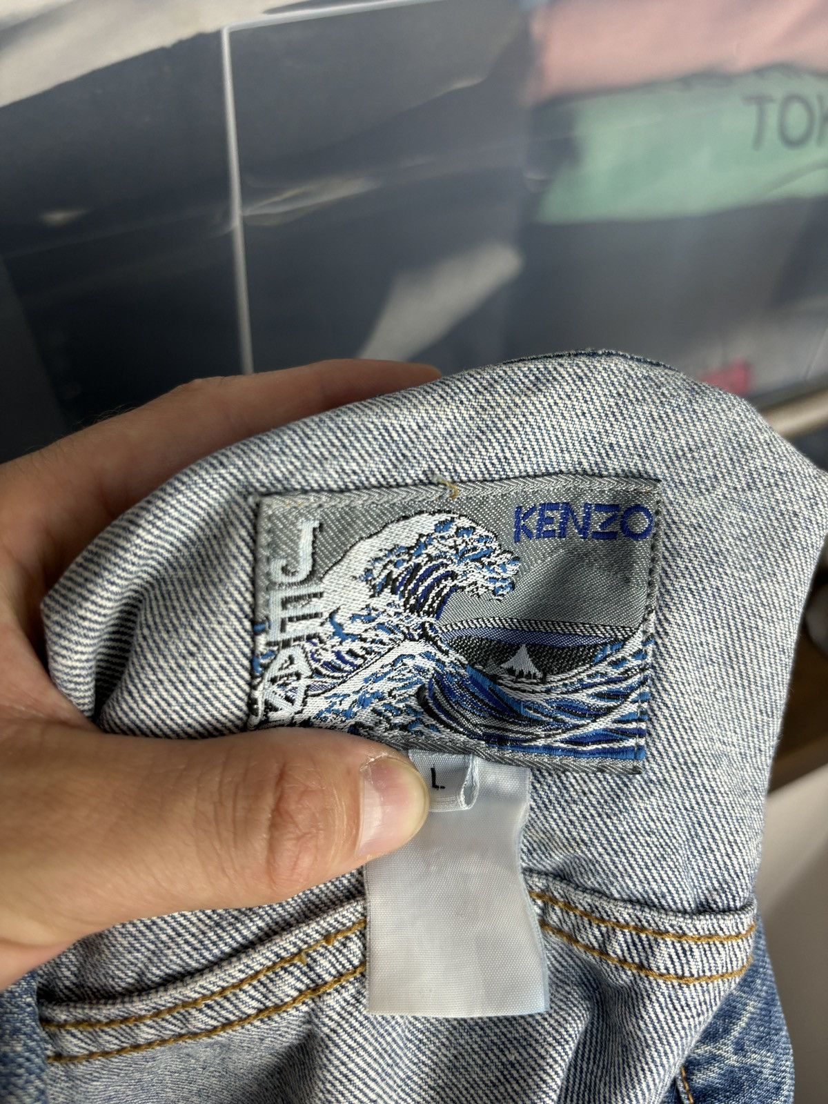 Kenzo × Vintage Kenzo Vintage Denim Vest Size L / US 10 / IT 46 - 6 Thumbnail