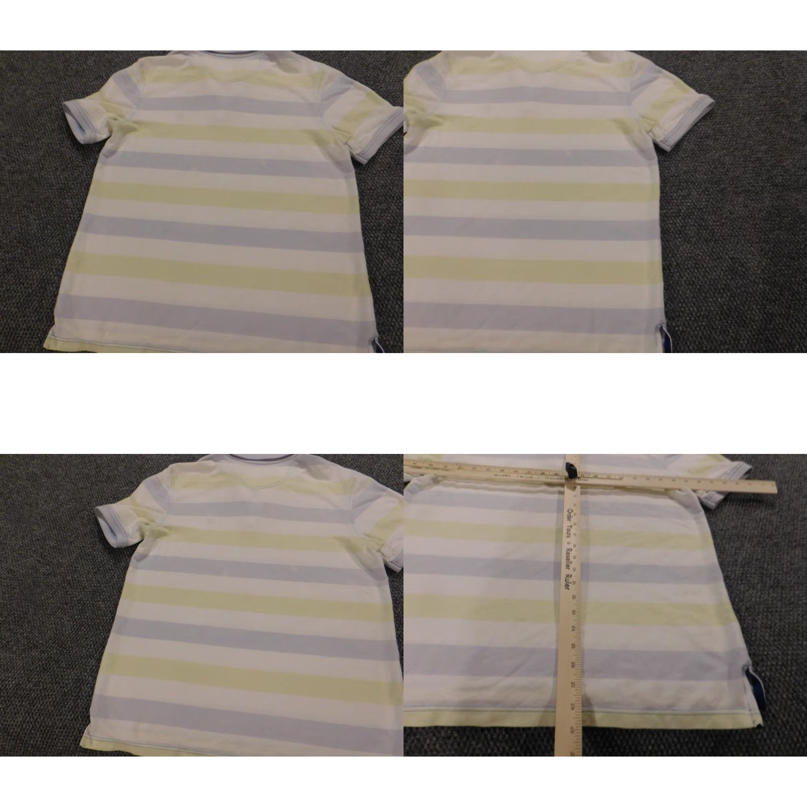 Izod Izod Polo Shirt L Blue Striped Stretch Cotton Knit Logo Short Sleeve Men Size US L / EU 52-54 / 3 - 8 Thumbnail