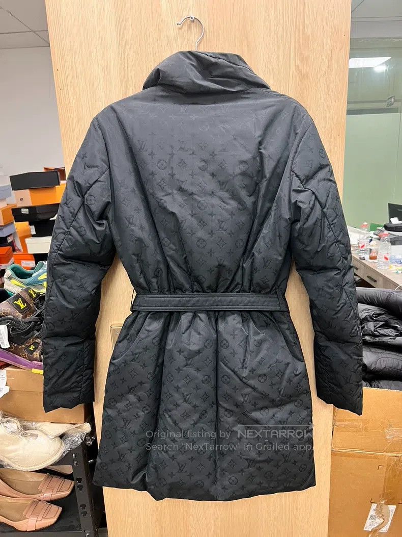 Louis Vuitton Louis Vuitton Black cotton jacket with full logo jacket Size XXS / US 00 / IT 34 - 6 Thumbnail
