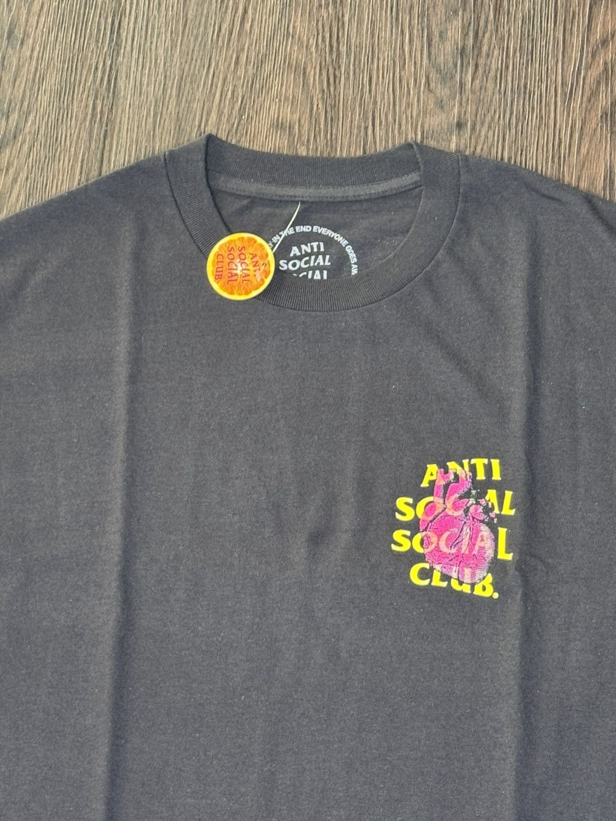 Anti Social Social Club Anti Social Social Club Pulse Check T-shirt Black Size Large Size US L / EU 52-54 / 3 - 6 Thumbnail