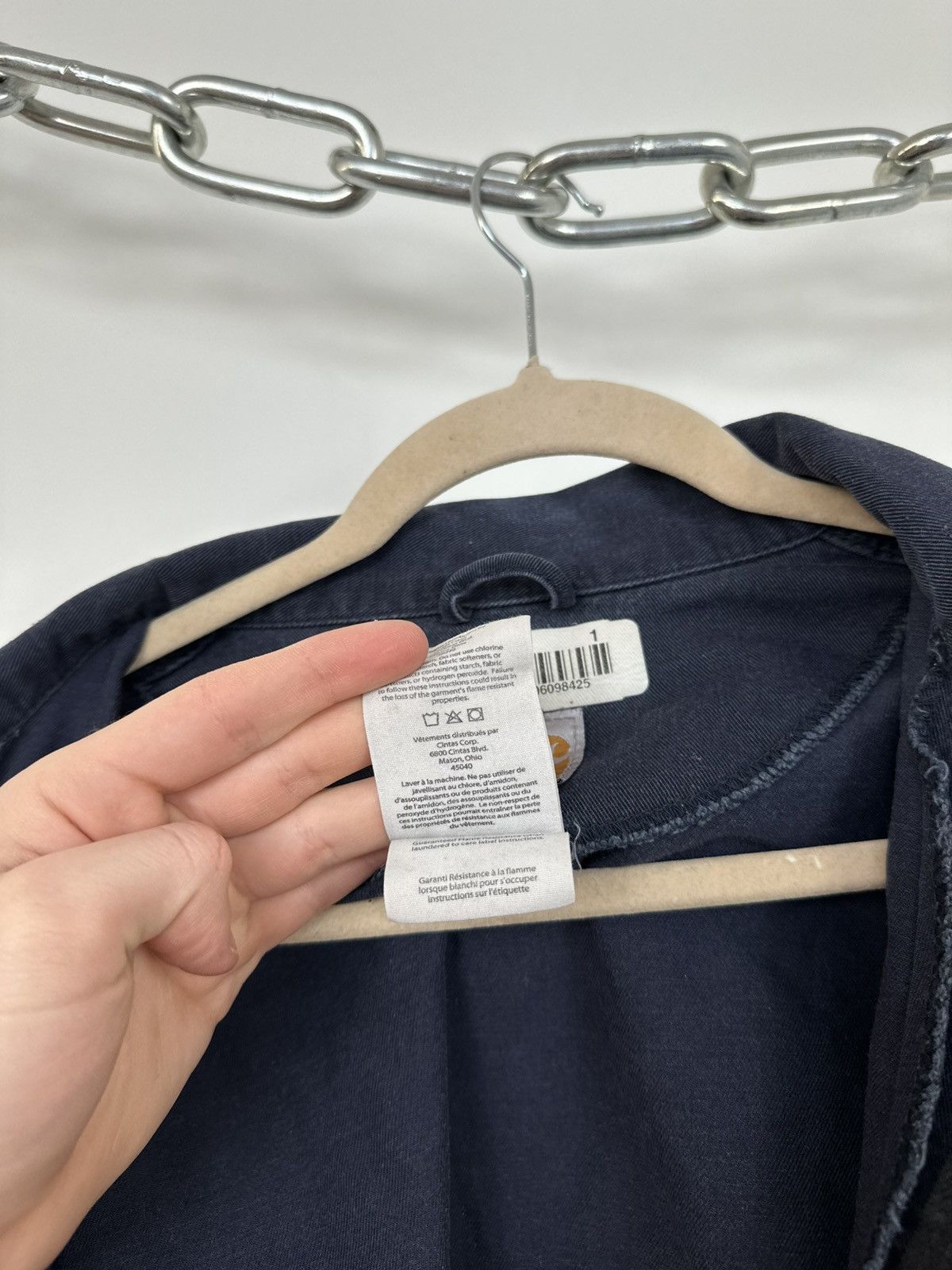 Carhartt Vintage 90s Carhartt Flame Resistant USA Cropped Work Jacket Size US M / EU 48-50 / 2 - 19 Thumbnail