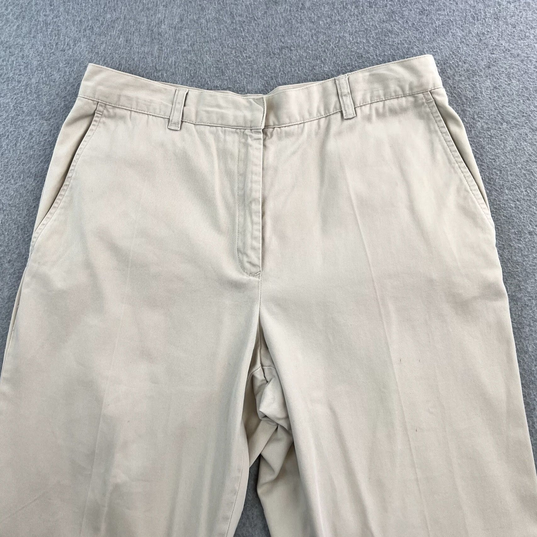 Tommy Hilfiger Tommy Hilfiger Pants Womens 12 Beige Straight Leg Casual Preppy Ladies Size 34" / US 12 / IT 48 - 4 Thumbnail