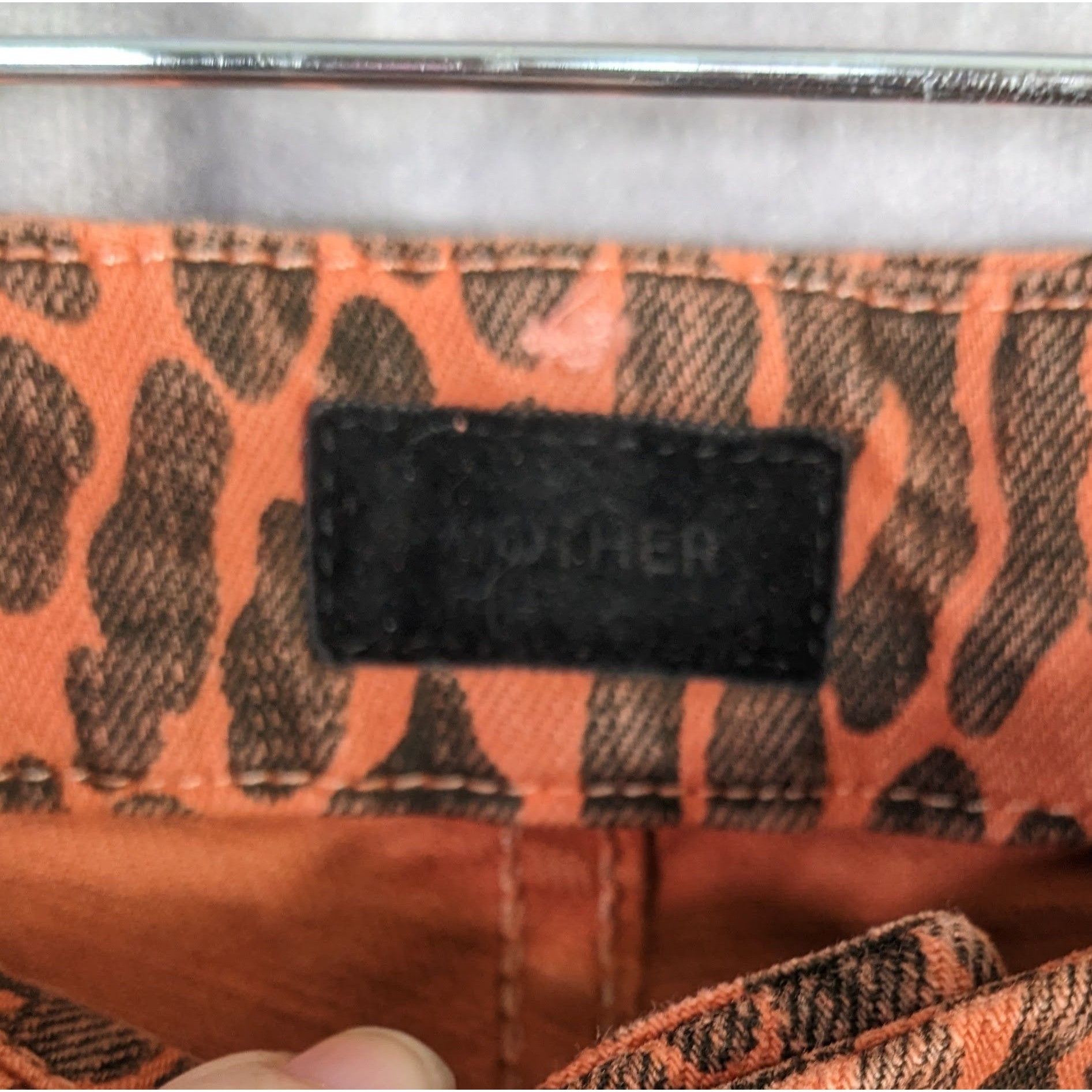 MOTHER Mother Leopard Print Frayed Hem High-Rise Skinny Jeans Size 25" / US 0 / IT 36 - 5 Thumbnail