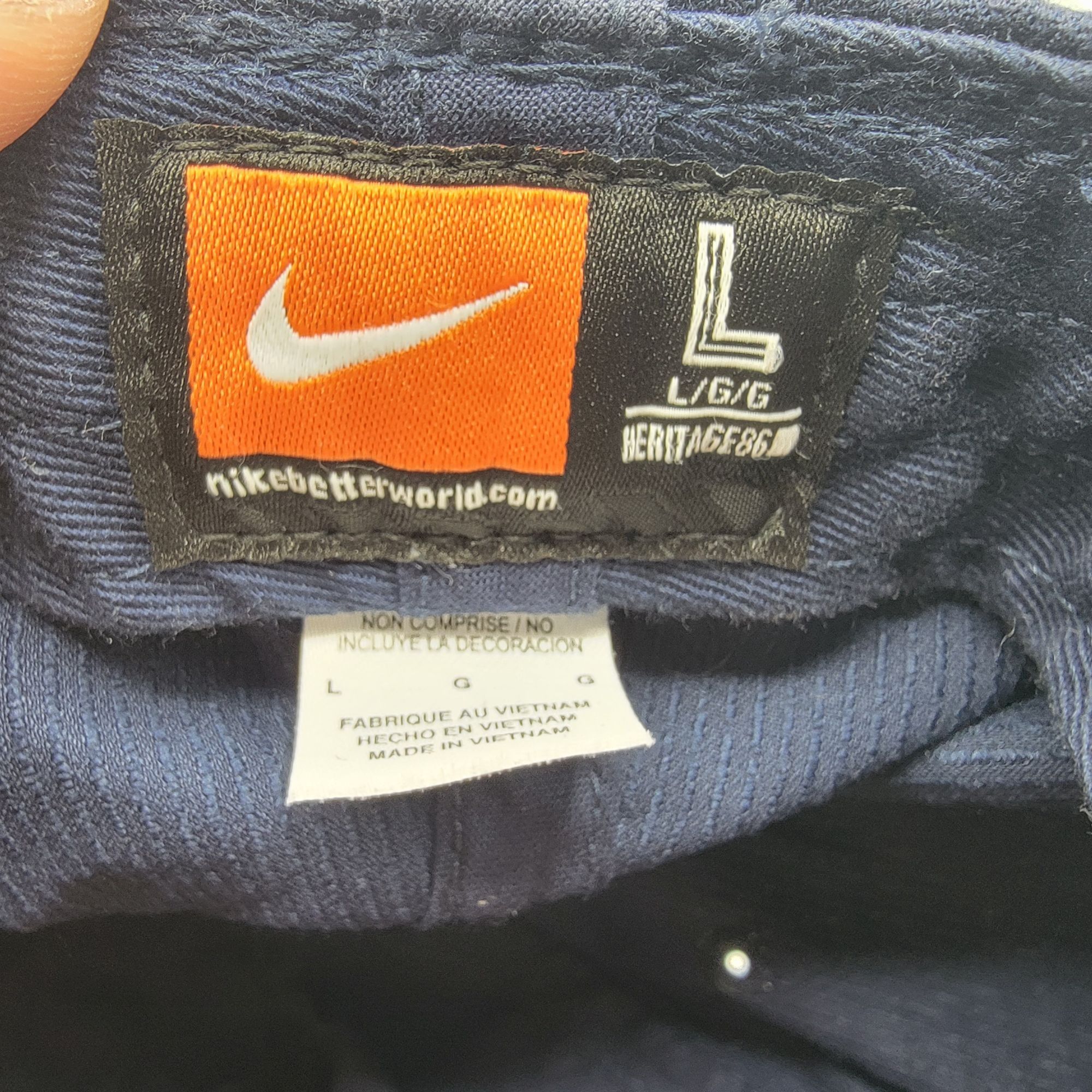 Nike Nike California Bears Heritage86 Adults Large Blue Strapback Size ONE SIZE - 5 Thumbnail