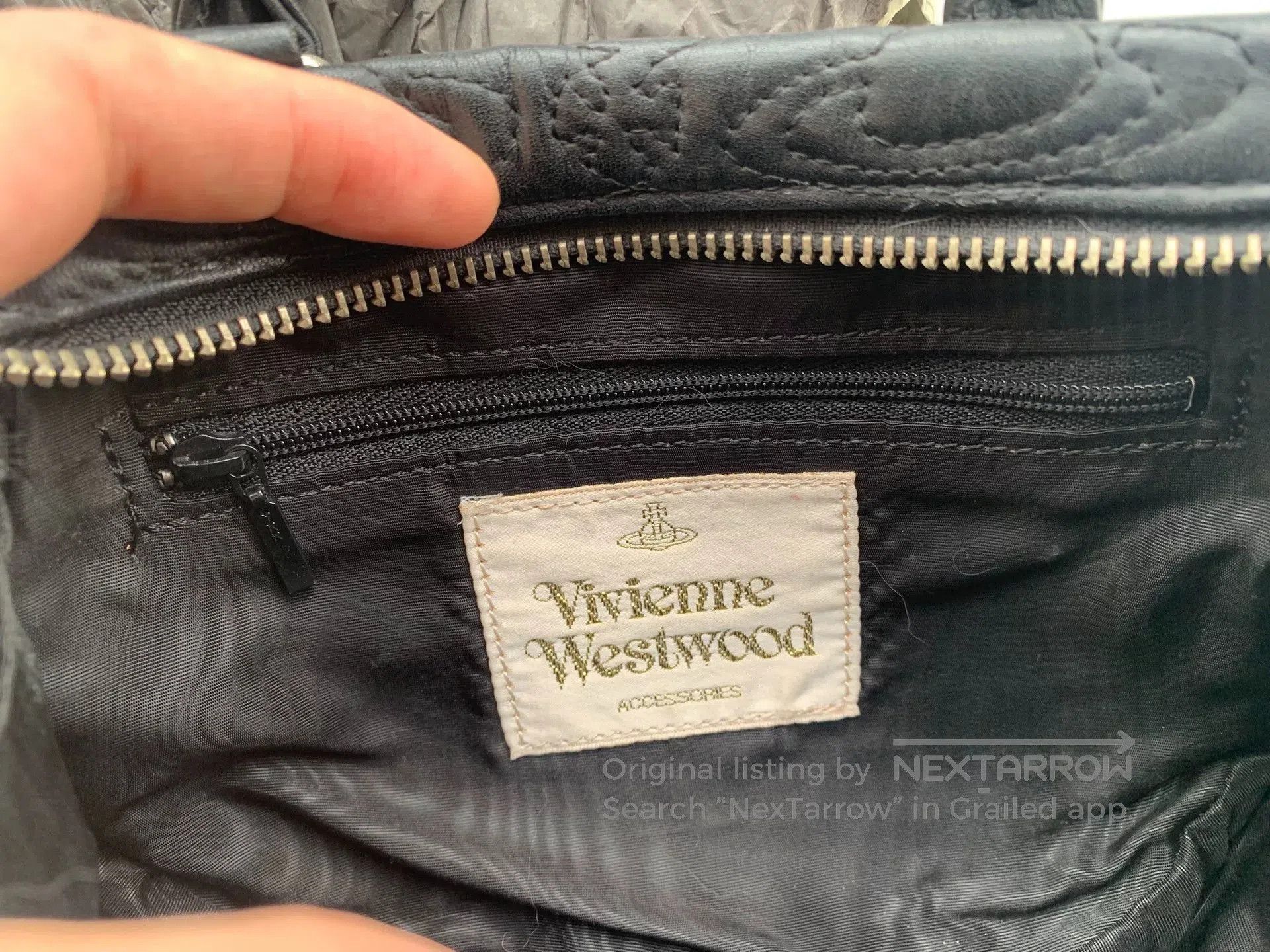 Vivienne Westwood Vivienne Westwood Vintage Pin Embossed Handbag. Size ONE SIZE - 4 Thumbnail