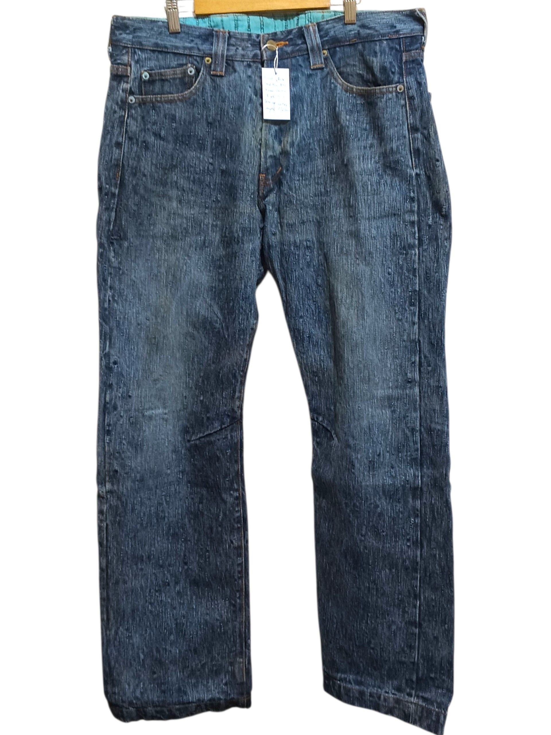 PHENOMENON Vintage 00s Phenomenon Illmatic Distressed Denim Pants Size US 34 / EU 50 - 1 Thumbnail