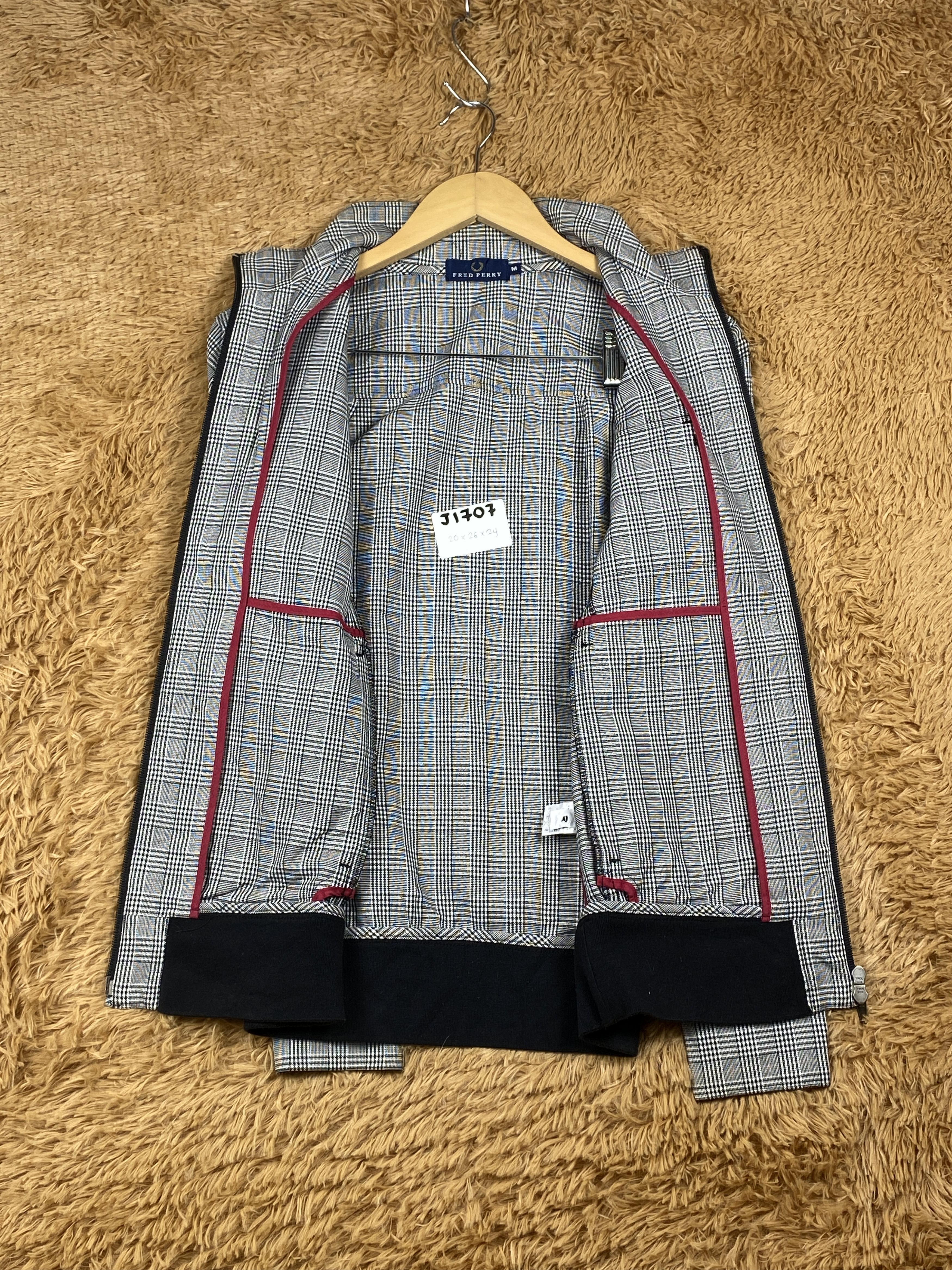 Fred Perry Vintage Fred Perry Skinhead Checkered Jacket J1707 Size US S / EU 44-46 / 1 - 6 Thumbnail