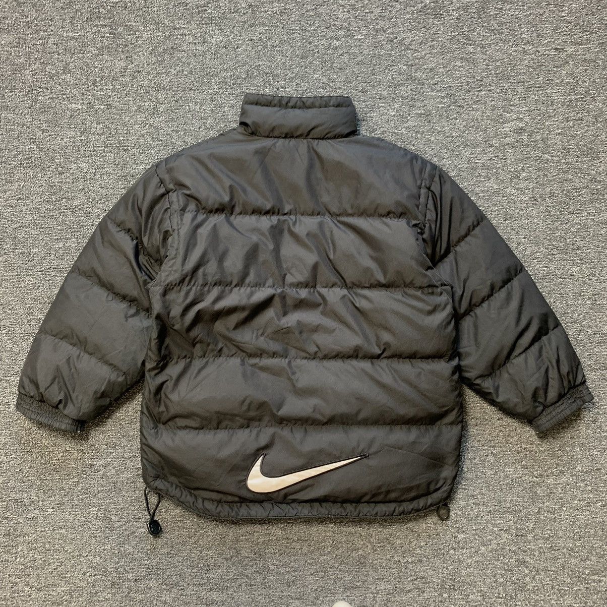 Nike VINTAGE NIKE DOWN big logo PUFFER 2000s JACKET Size S / US 4 / IT 40 - 6 Thumbnail
