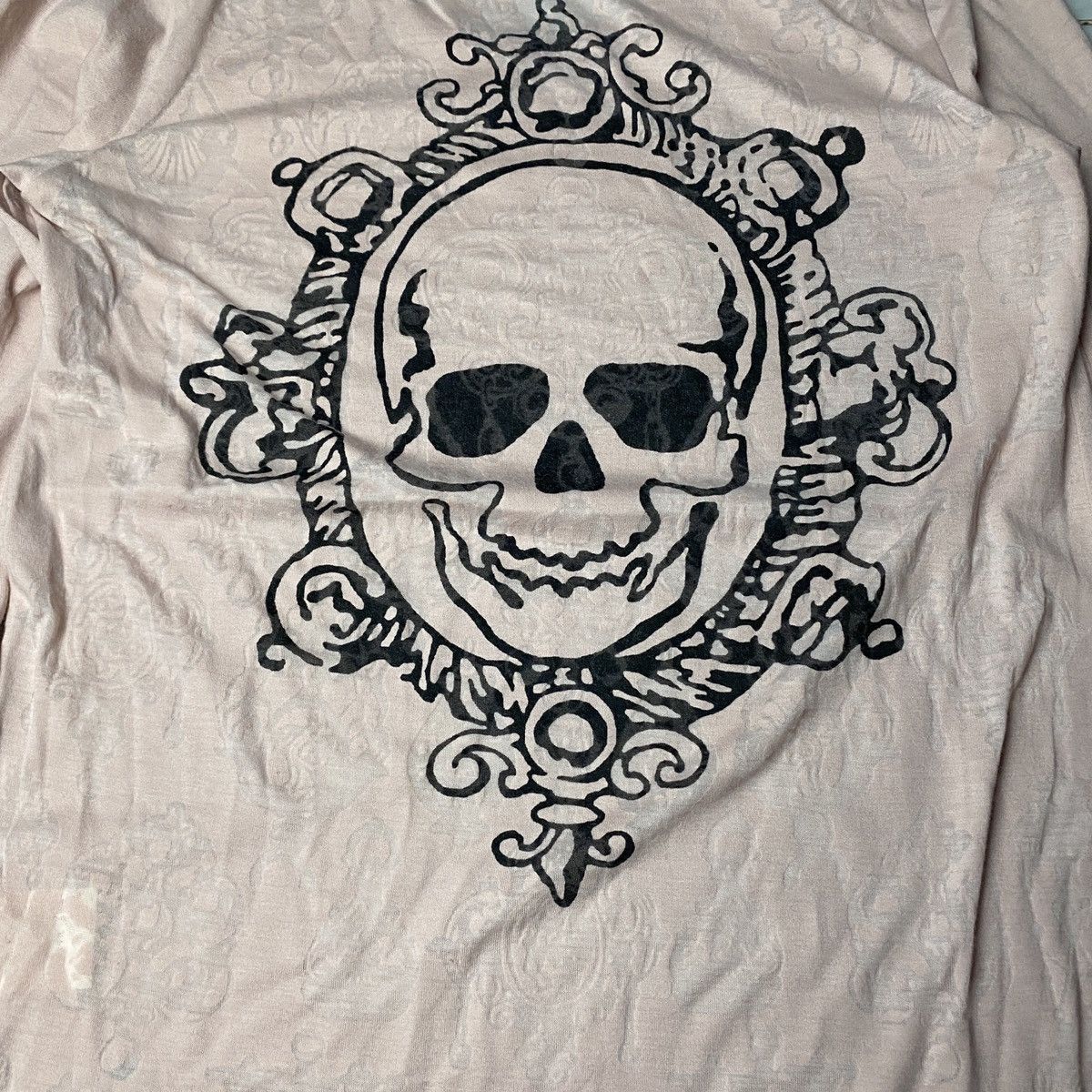 If Six Was Nine × Japanese Brand × Le Grande Bleu (L.G.B.) 2000's Barak Skull Mirror Abstract Longsleeve Size US XS / EU 42 / 0 - 2 Thumbnail