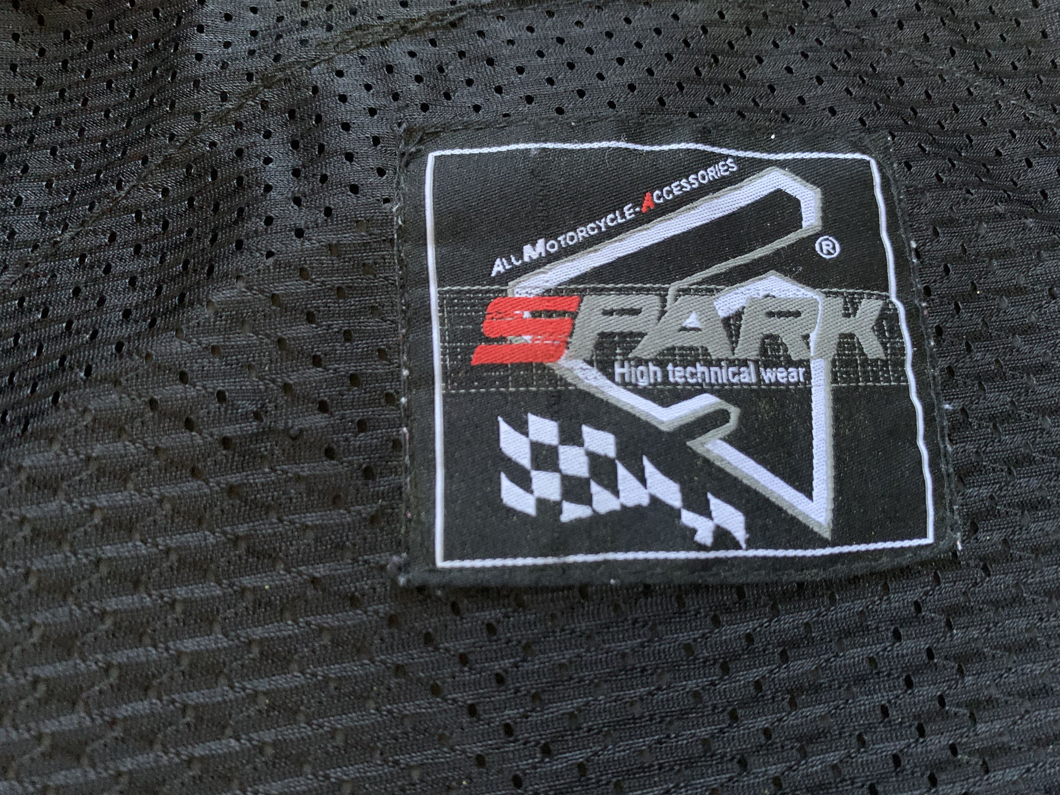 Sports Specialties Spark Top Gear Mens Textile Racing Black Motorcycle Jacket Size US XXL / EU 58 / 5 - 7 Thumbnail