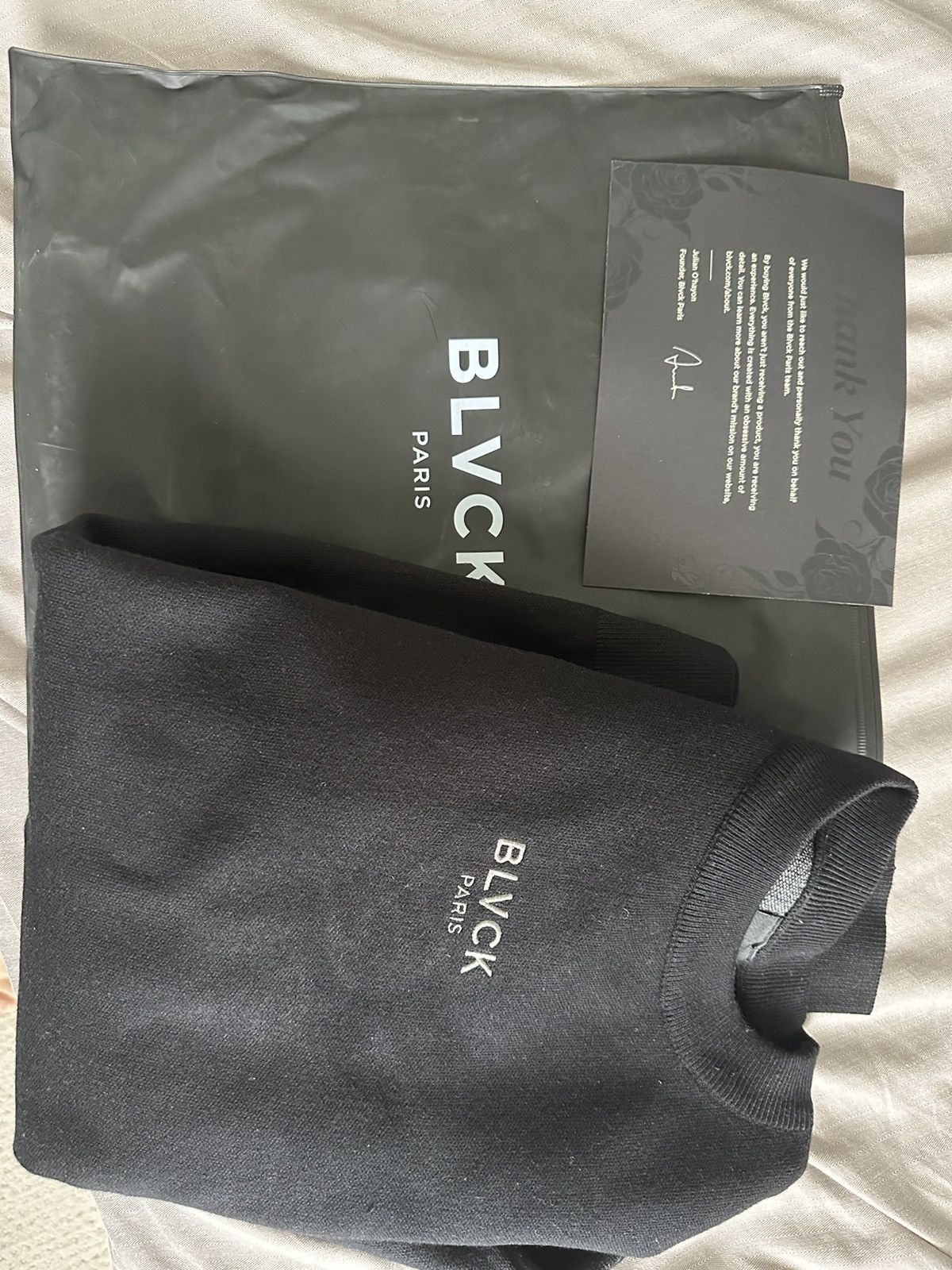 Other Blvck Paris Ace Black Sweater Size US S / EU 44-46 / 1 - 6 Thumbnail