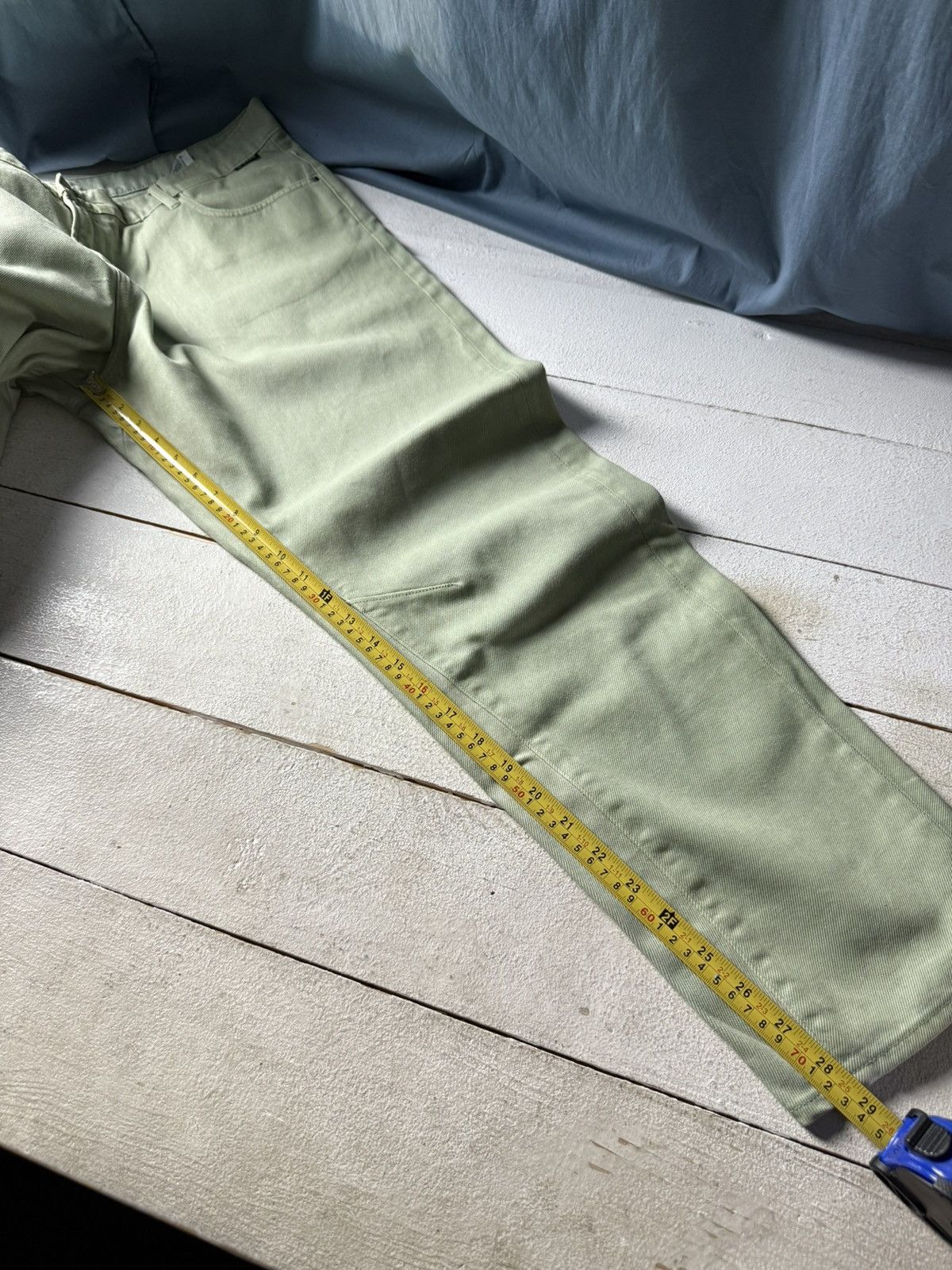 G-Star Retro 00s Avant Garde G-Star RAW 3D Tapered Mint Green Jeans Size US 36 / EU 52 - 21 Thumbnail