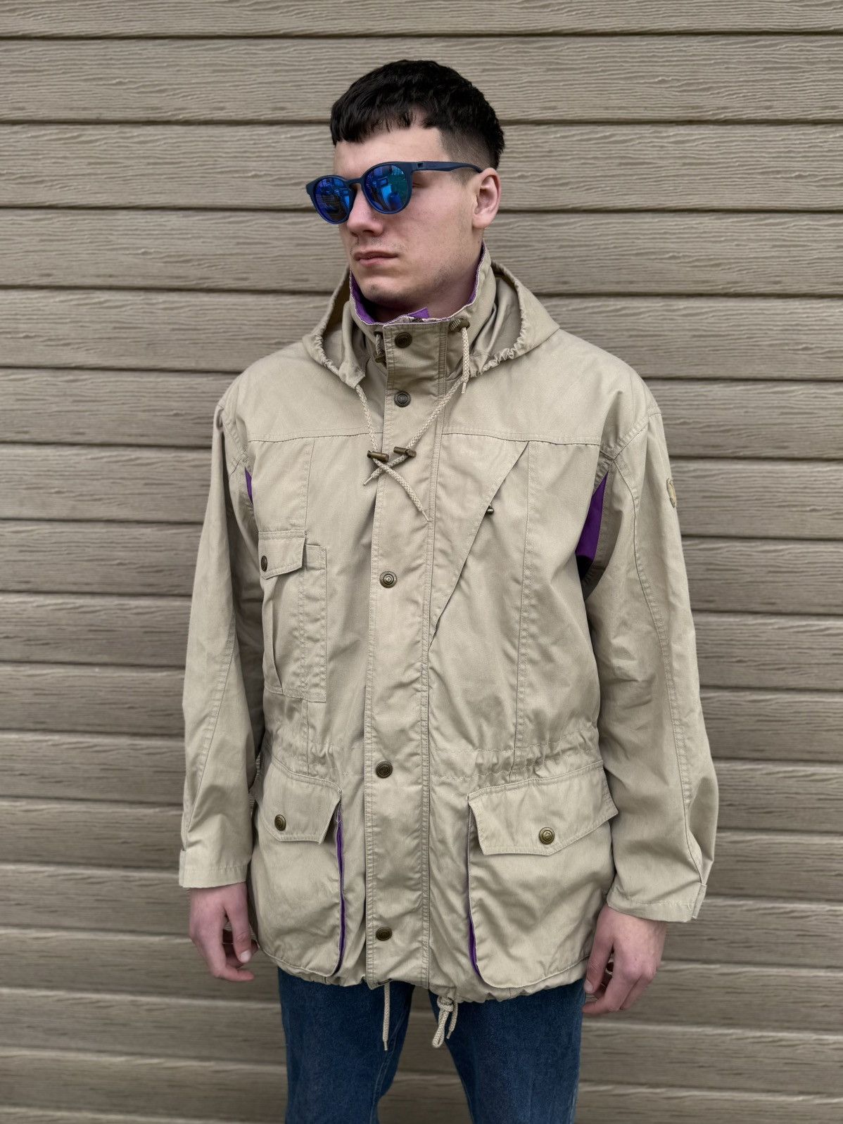Fjallraven Vintage Fjallraven Hiker Jacket L Parka Hooded Gorpcore 90s Size US L / EU 52-54 / 3 - 3 Thumbnail