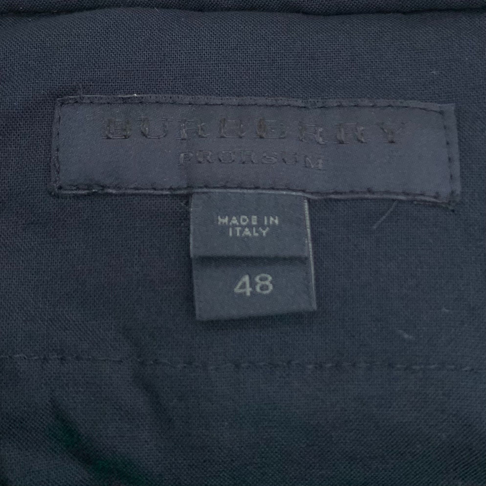 Burberry [Burberry] Blue Cotton Suede Casual Trousers 48 (M) Size US 32 / EU 48 - 4 Thumbnail