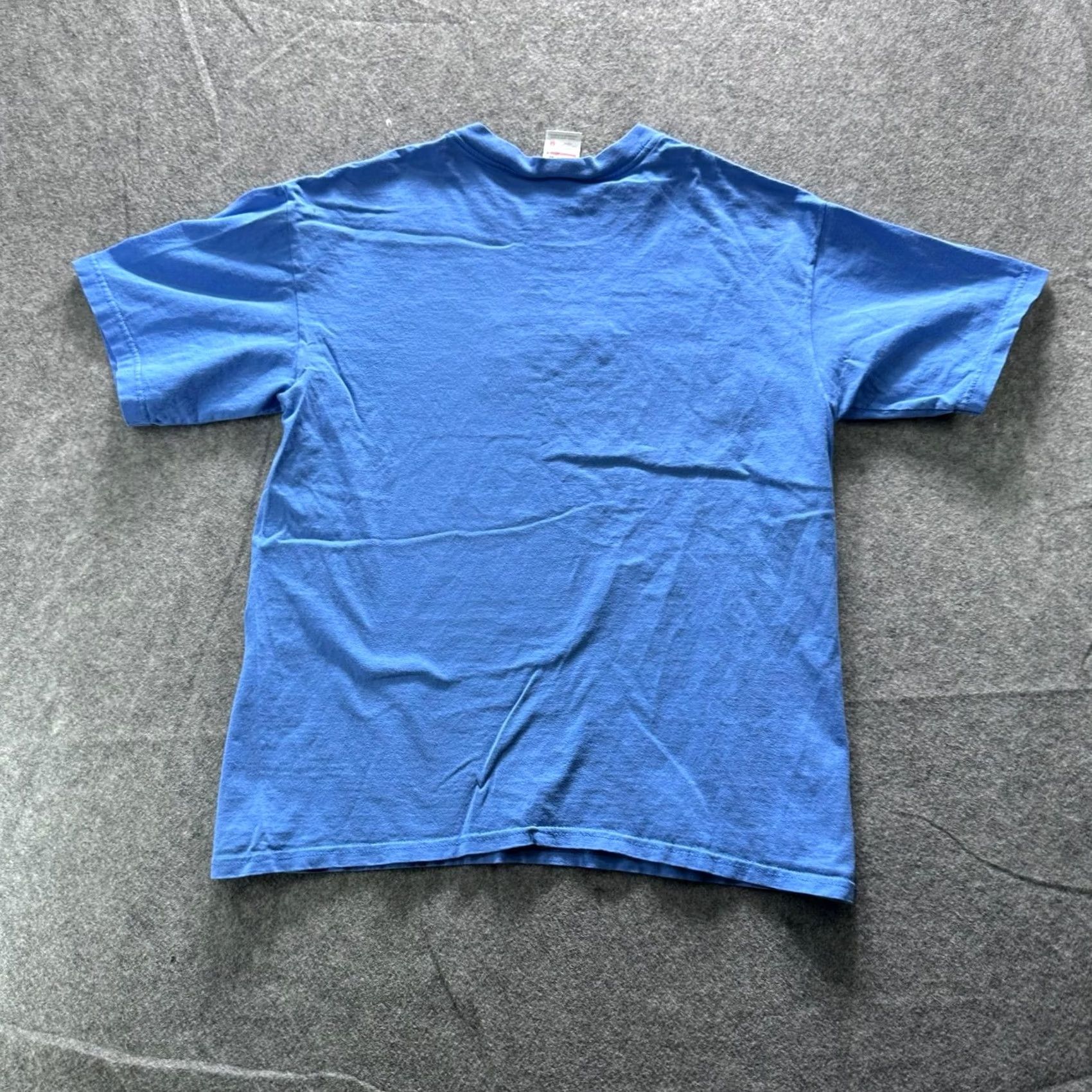 Anvil VTG Sanibel Island Fish Anvil Shirt Mens M Blue Embroidered Crewneck Cotton Size US M / EU 48-50 / 2 - 7 Thumbnail