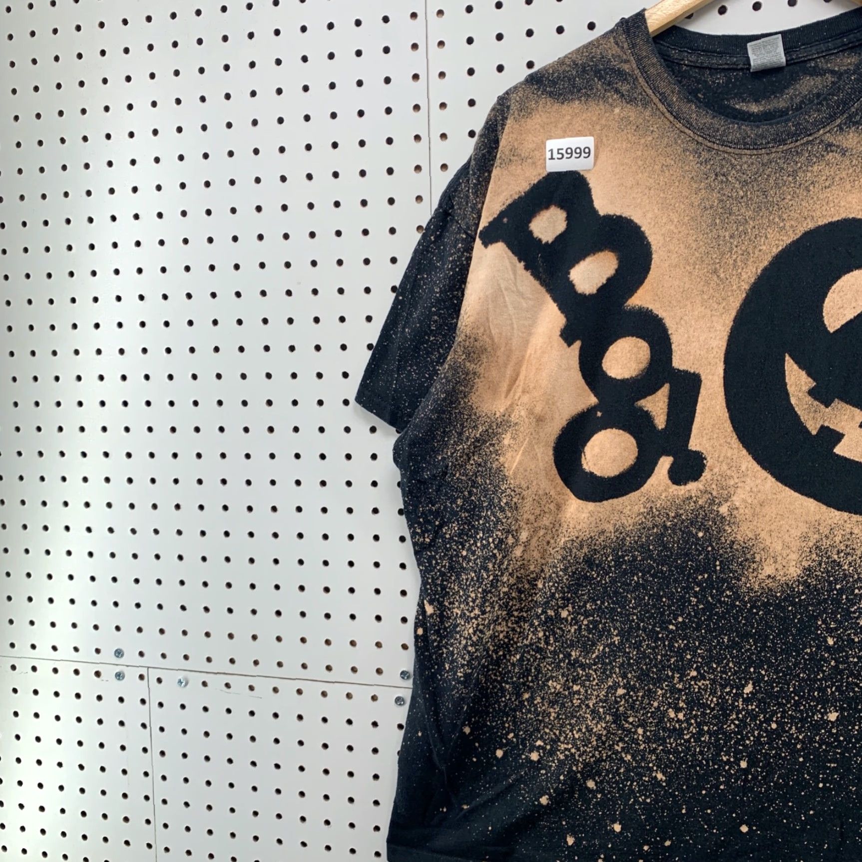 Gildan VINTAGE? BOO Halloween Pumpkin Black Tie Dye Shirt Adult 2XL Short Sleeve Black Gildan T-Shirt Unisex Mens Womens Boys Girls Size US XXL / EU 58 / 5 - 3 Thumbnail