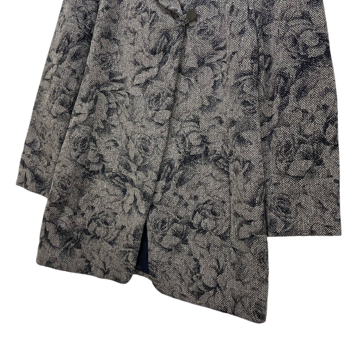 Ellen Tracy Rare Unique Design By Linda Allard Herringbone Silk Jacket Size S / US 4 / IT 40 - 3 Thumbnail