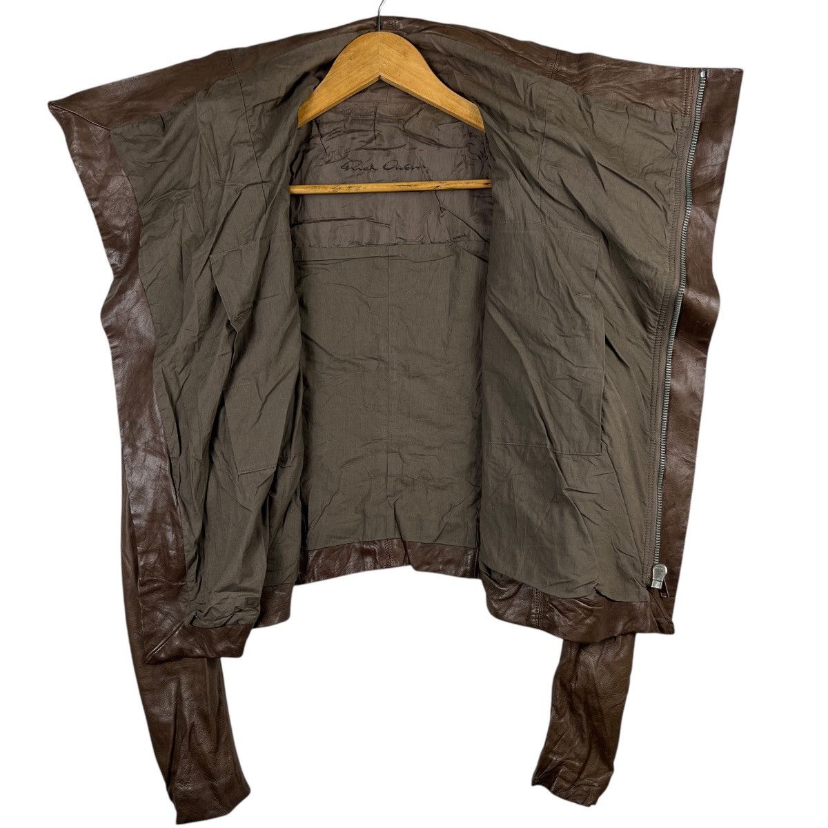 Rick Owens 🔥 RICK OWENS HYBRID LEATHER BOHO MOTORCYCLE JACKET Size M / US 6-8 / IT 42-44 - 14 Thumbnail