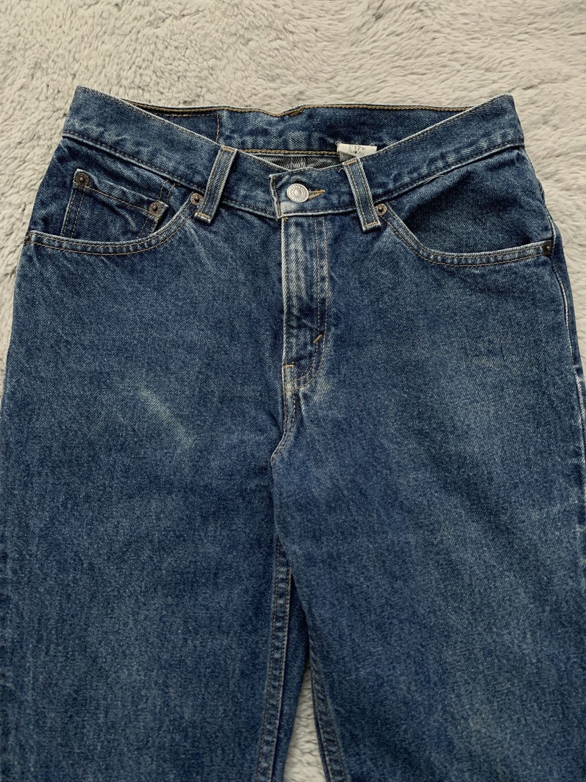 Levi's VINTAGE 90s LEVI'S 517 BOOTCUT JEANS Size US 29 - 3 Thumbnail