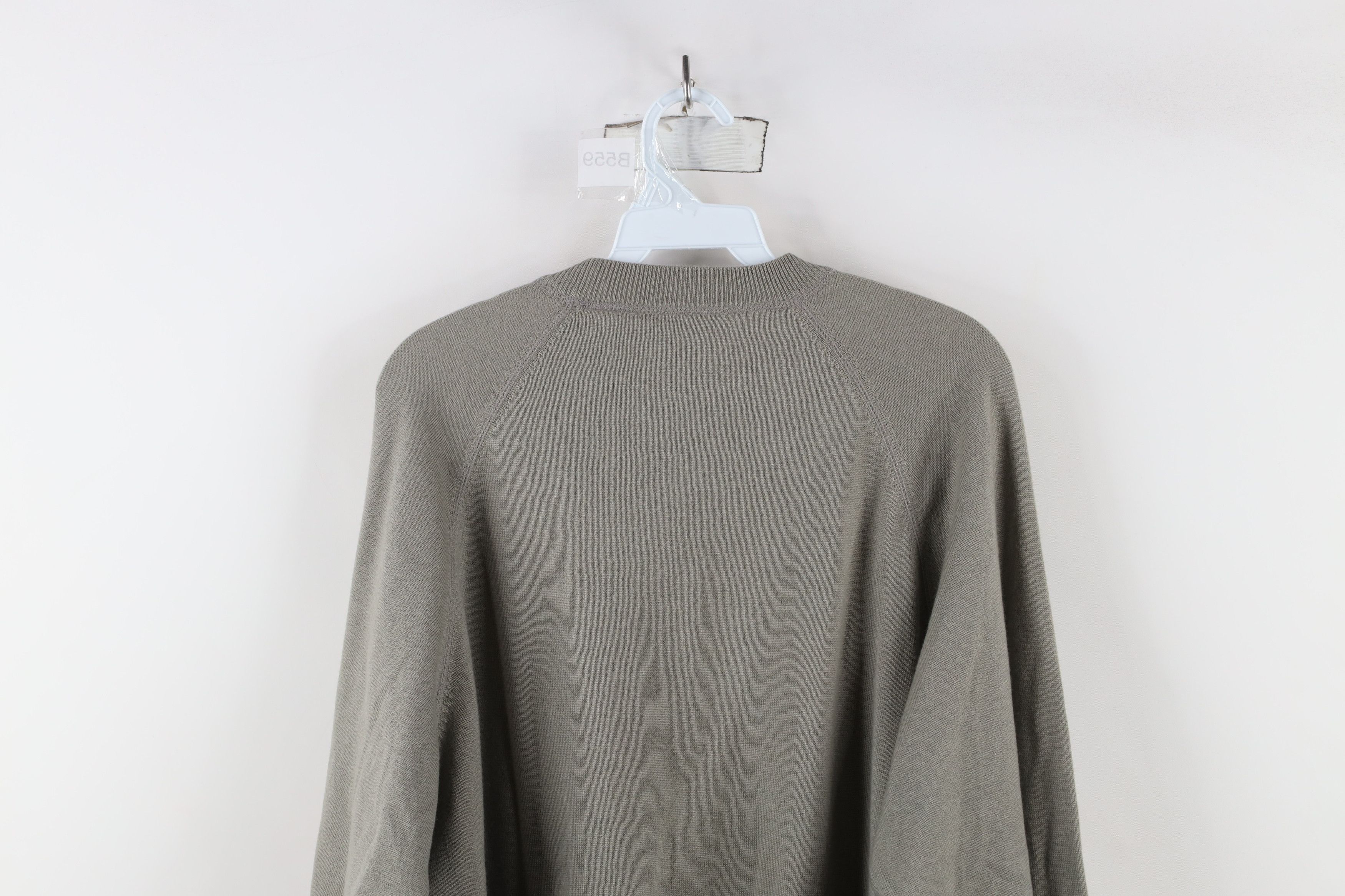 Vintage Vintage 90s Streetwear Silk Cashmere Blend Knit Sweater Gray Size US XL / EU 56 / 4 - 8 Thumbnail
