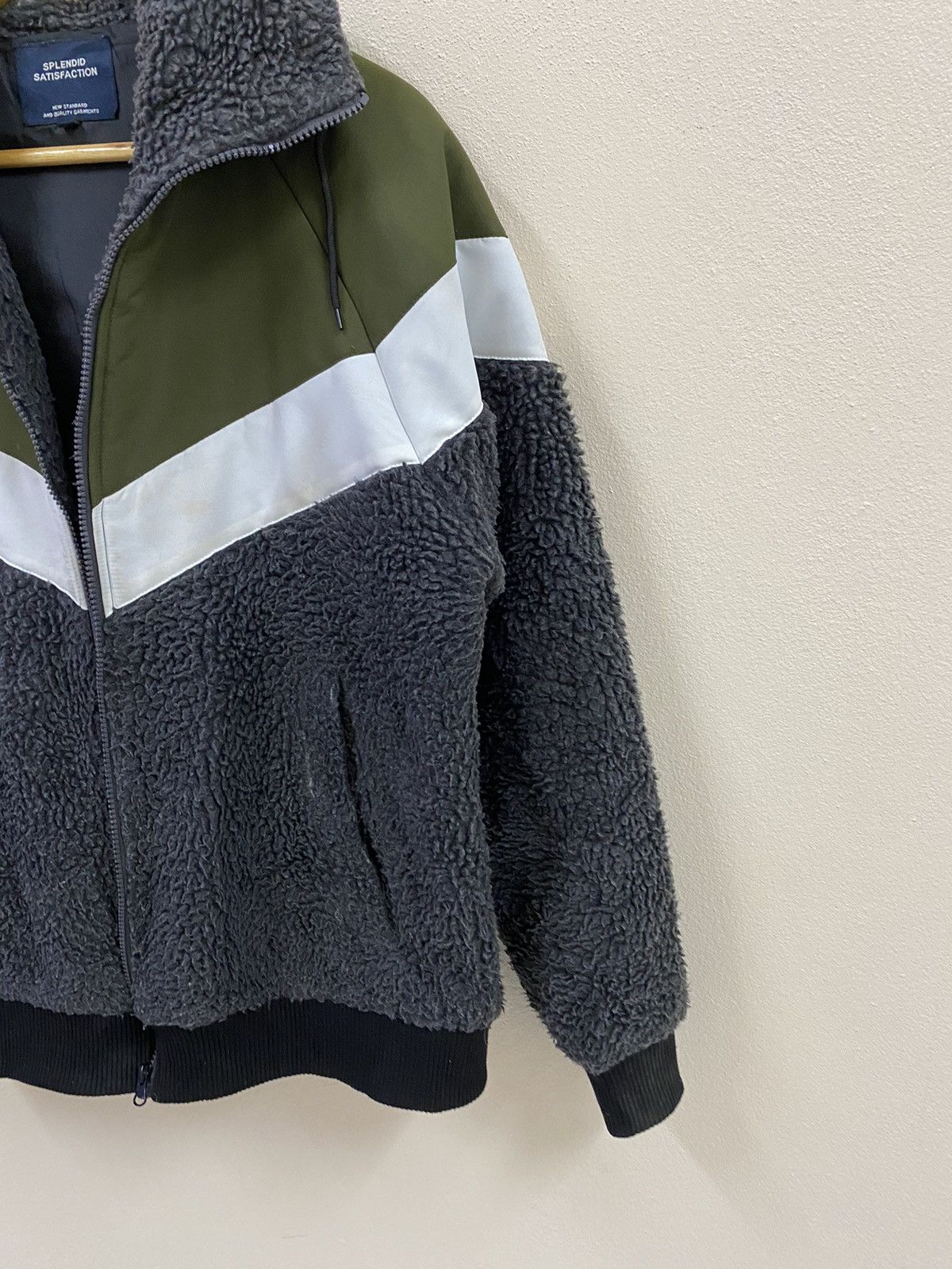 Japanese Brand Splendid Satisfaction Fleece Jacket Size US L / EU 52-54 / 3 - 3 Thumbnail