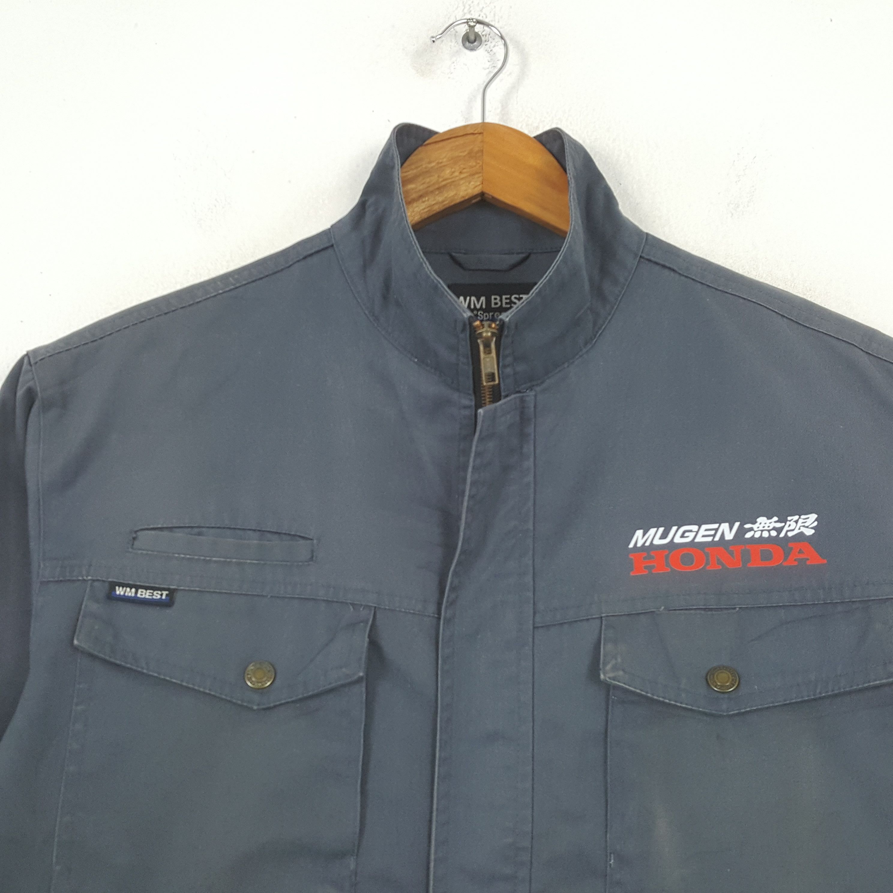 Japanese Brand × Vintage Vintage MUGEN HONDA Japan Racing Custom Jacket C288N18 Size US L / EU 52-54 / 3 - 4 Thumbnail