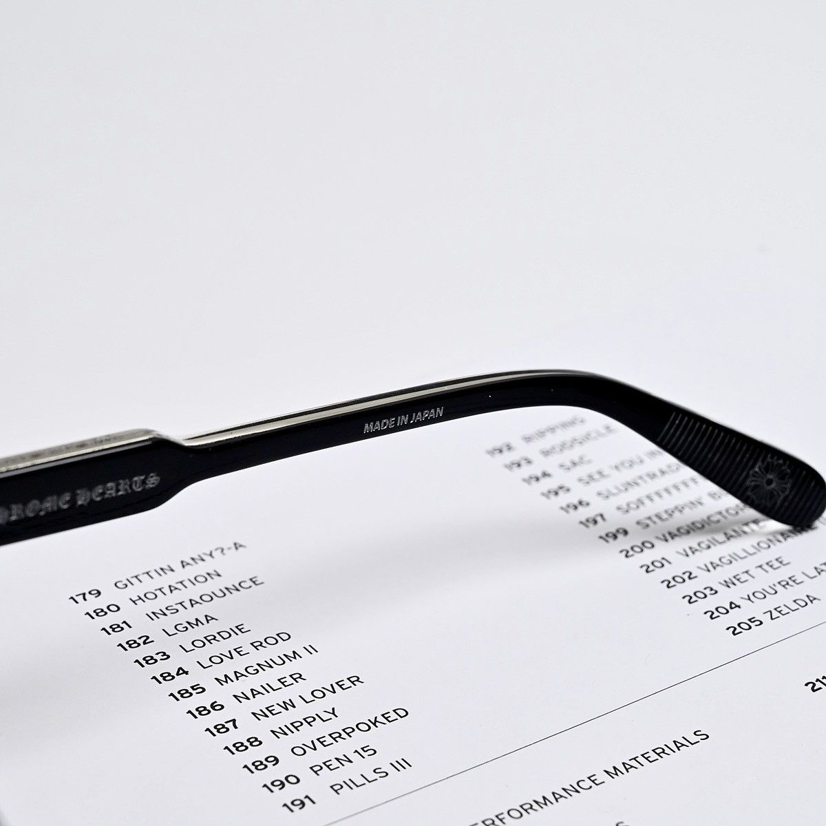 Chrome Hearts CHROME HEARTS AMBIDIXTROUS GLASSES Size ONE SIZE - 10 Thumbnail