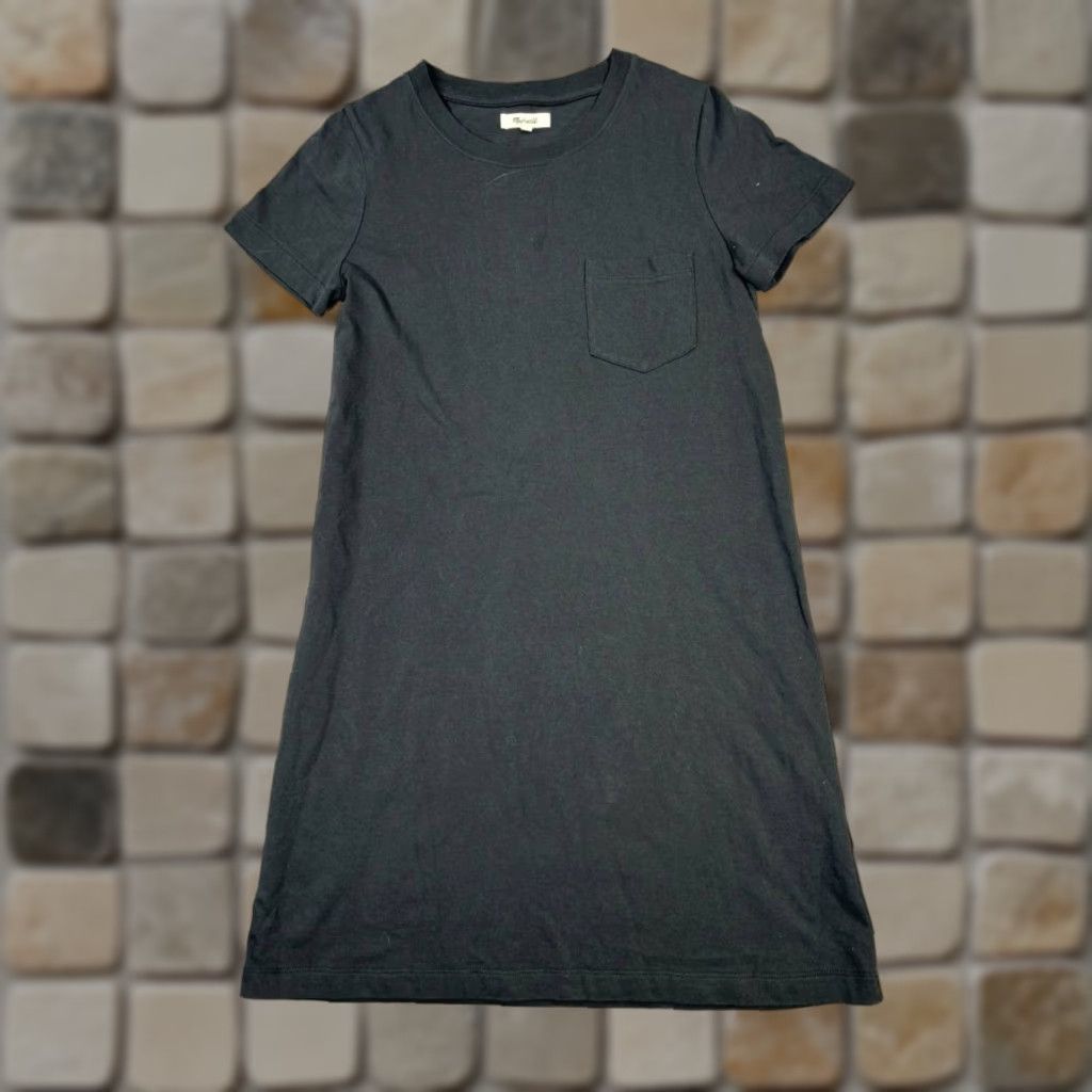 Madewell Madewell Shirt Dress Womens Small Black Cotton * Size S / US 4 / IT 40 - 1 Thumbnail