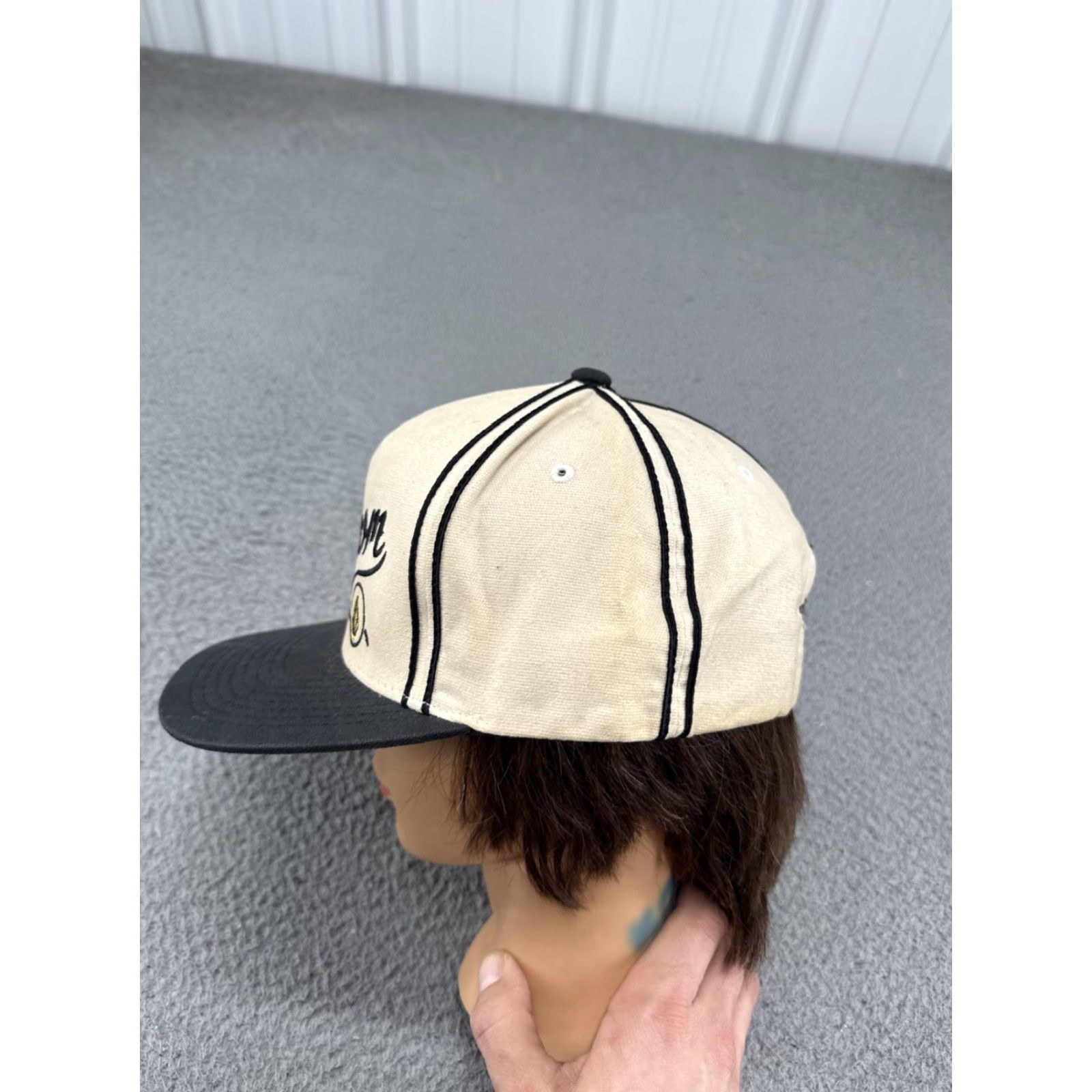 Volcom Volcom Snapback Hat Multi Colorblock Adjustable Embroidered Mens Colorblock Casual Outdoor Travel Cotton Size ONE SIZE - 3 Thumbnail