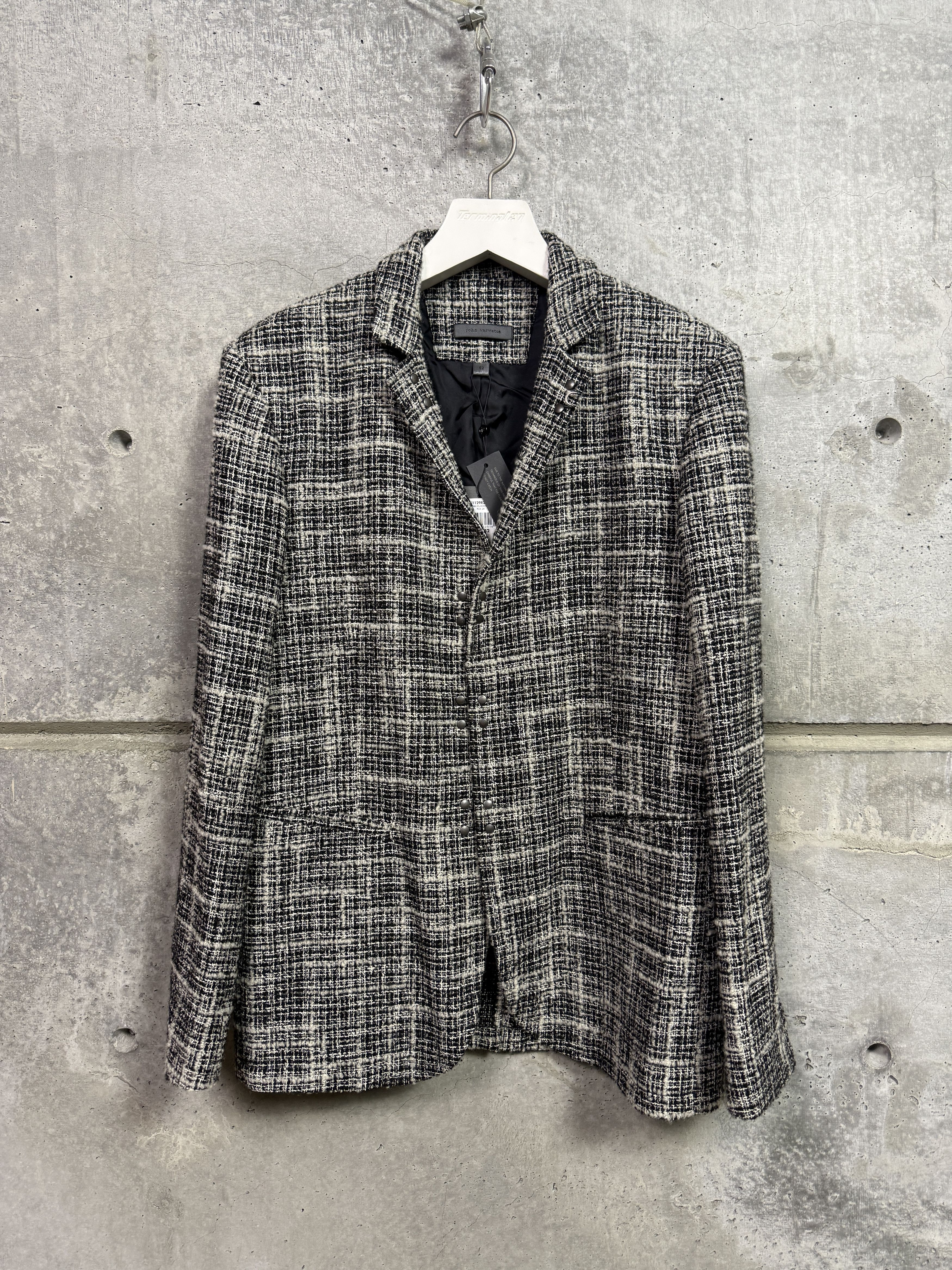 John Varvatos $1298 John Varvatos Madison Tweed Jacket Size US L / EU 52-54 / 3 - 7 Thumbnail