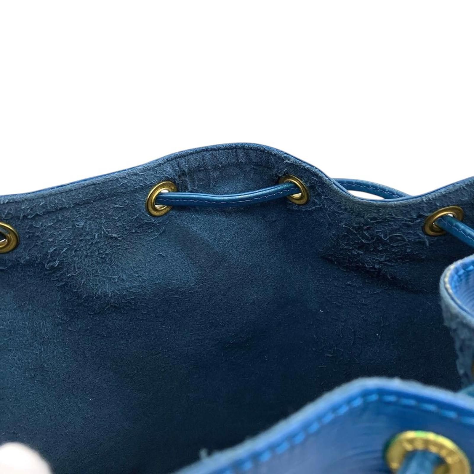 Louis Vuitton Louis Vuitton - Blue Epi Leather Bucket Bag Size ONE SIZE - 9 Thumbnail