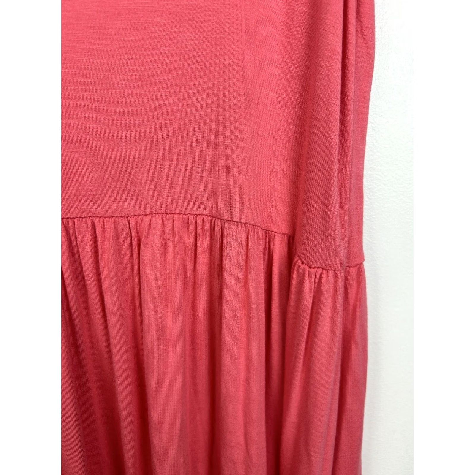 Gap Gap Dress Tank Maxi Knit Women M Pink Coral Orange Soft Pullover Read Pattern Solid Vintage: No Tall Womens Midi? Size M / US 6-8 / IT 42-44 - 6 Thumbnail