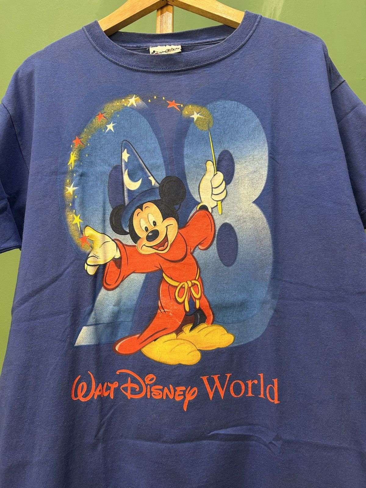 Disney Mickey Fantasia Walt Disney World 1998 Vintage Size US L / EU 52-54 / 3 - 2 Thumbnail