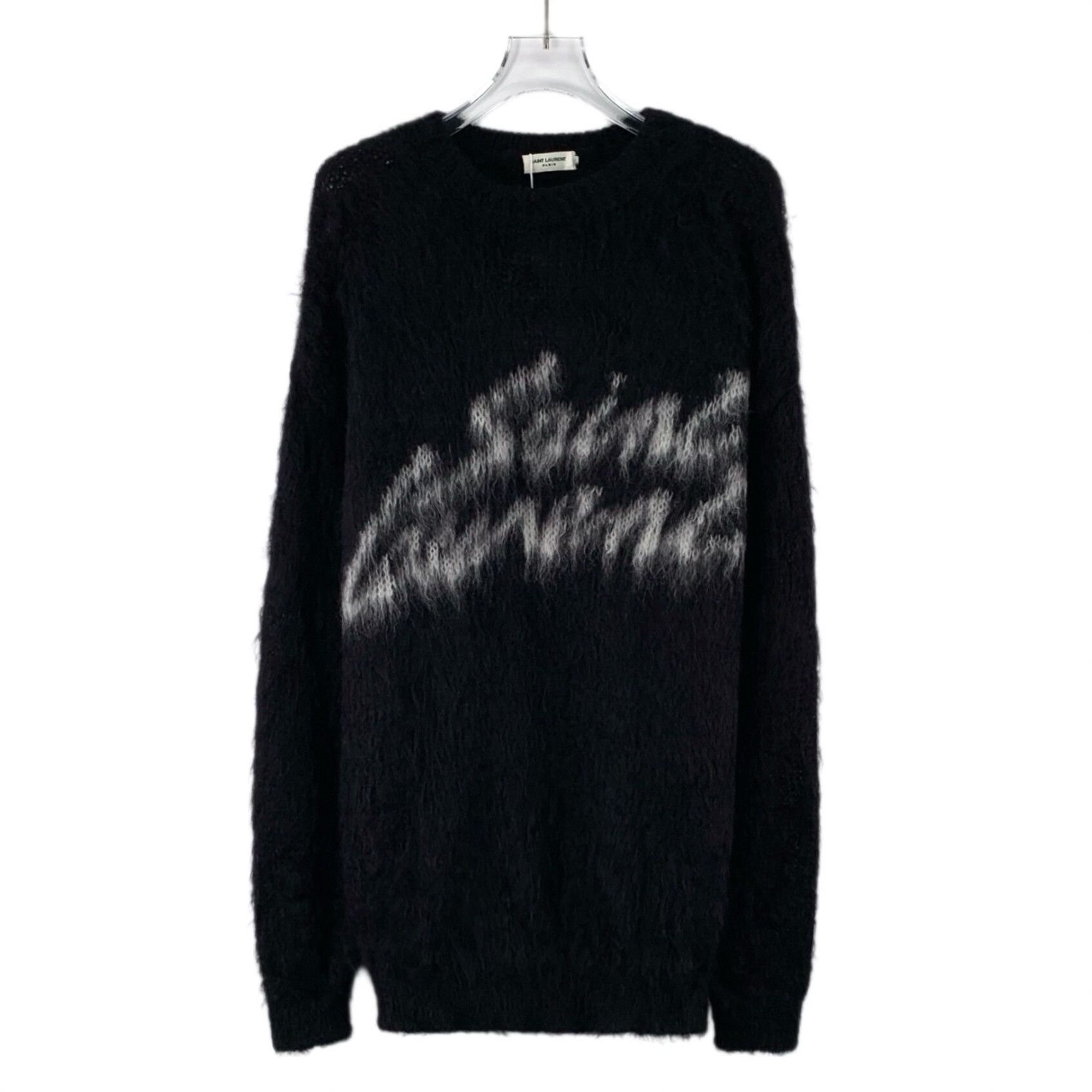 Saint Laurent Paris Saint Laurent Paris Black Sweater S Women Size S / US 4 / IT 40 - 1 Thumbnail